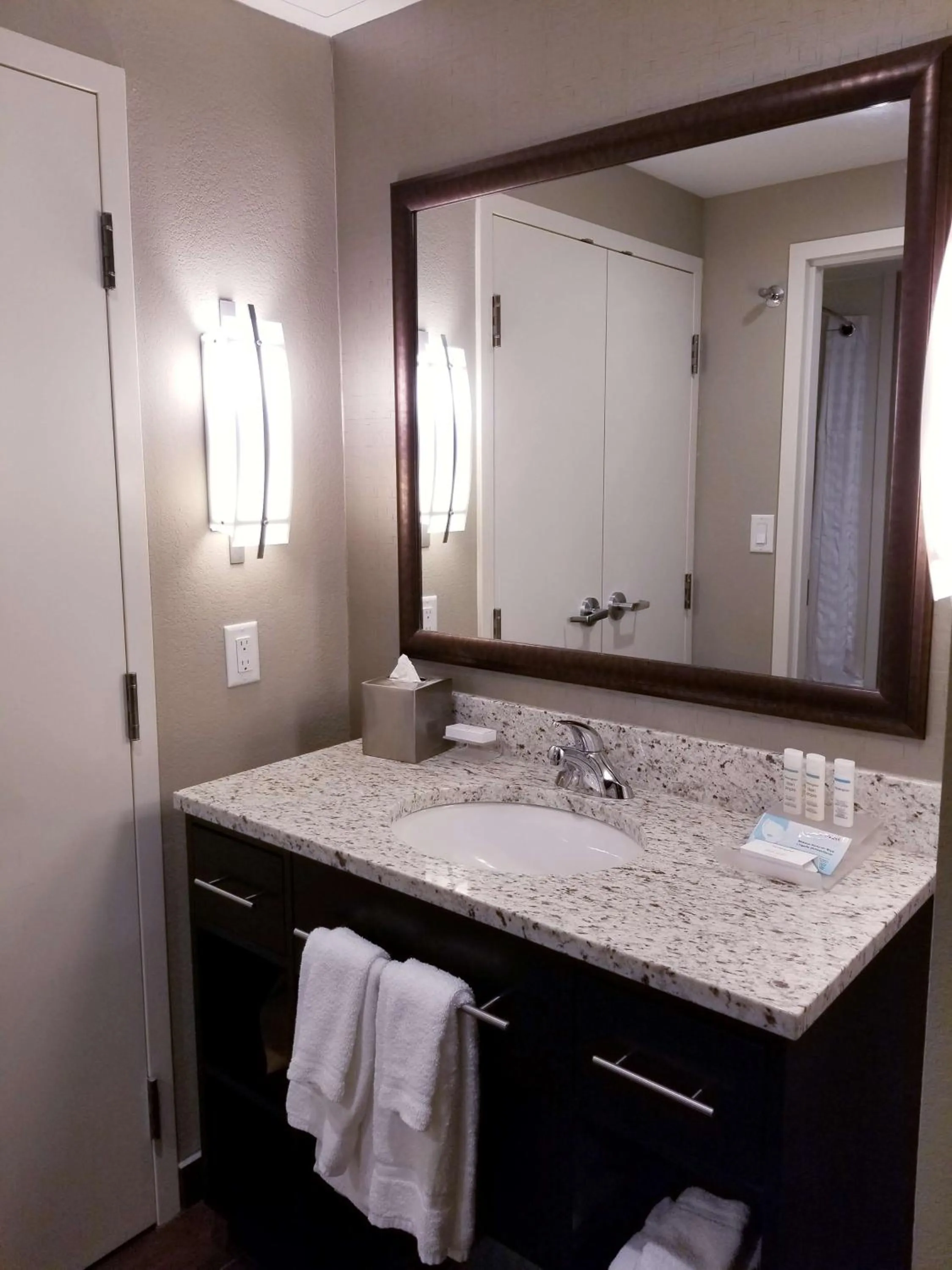 Bathroom in Homewood Suites Calgary Airport