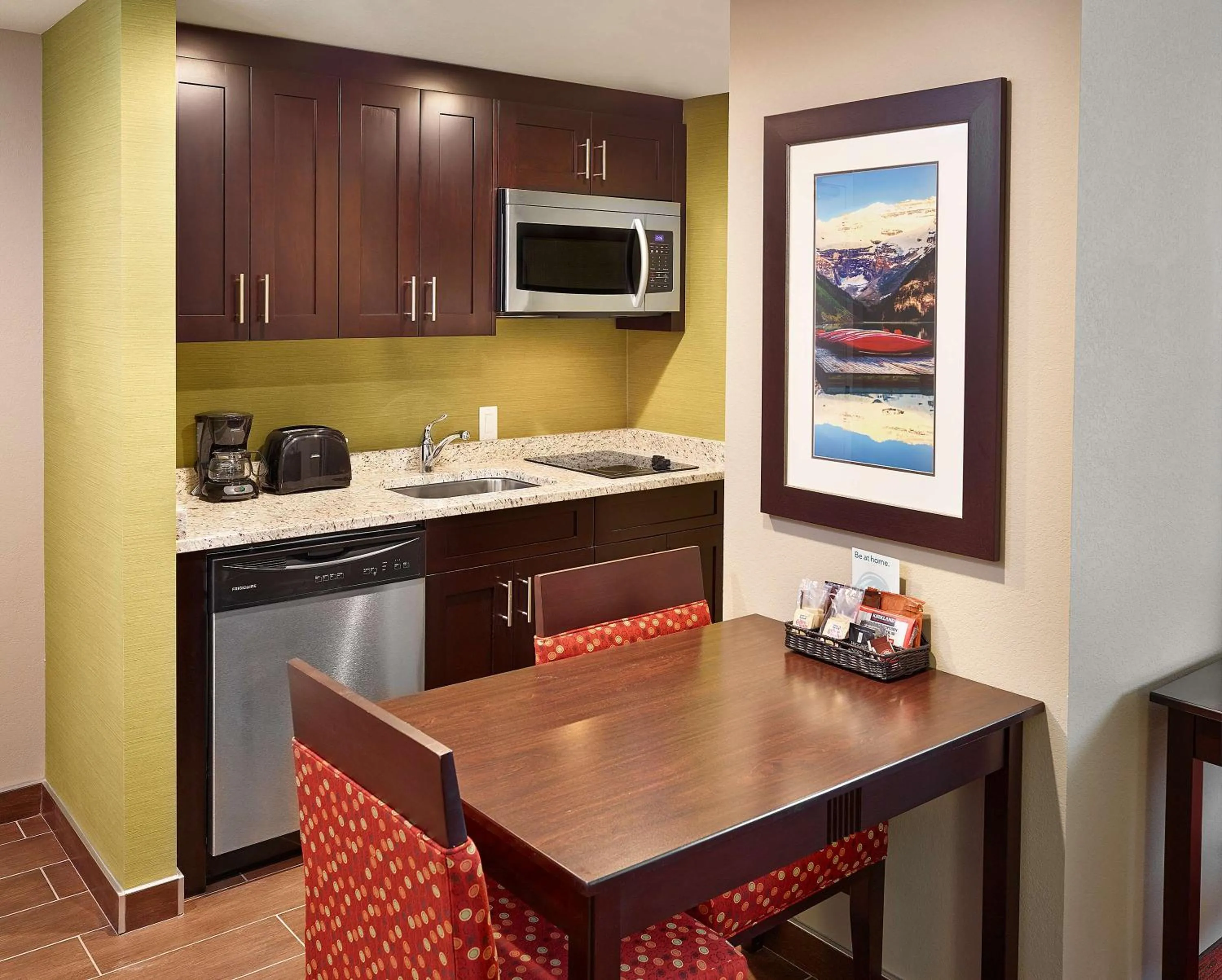 Kitchen or kitchenette in Homewood Suites Calgary Airport