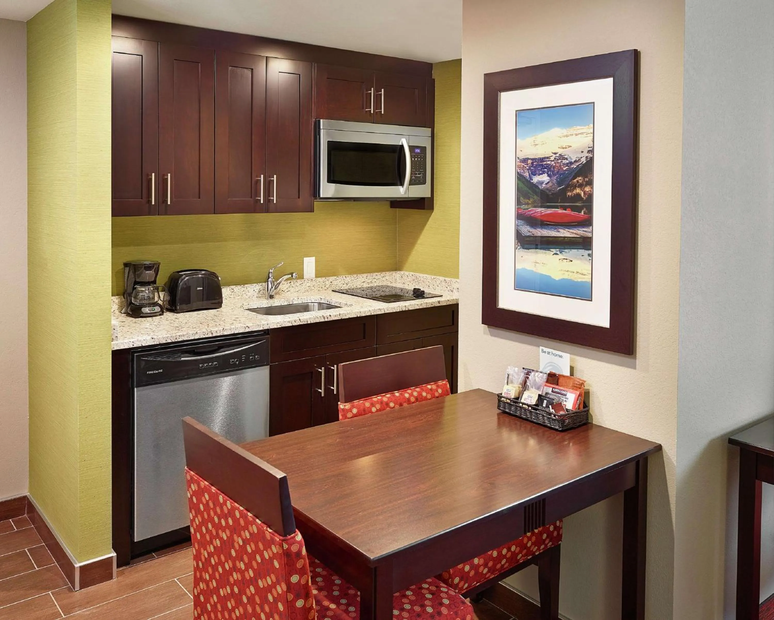 Kitchen or kitchenette in Homewood Suites Calgary Airport