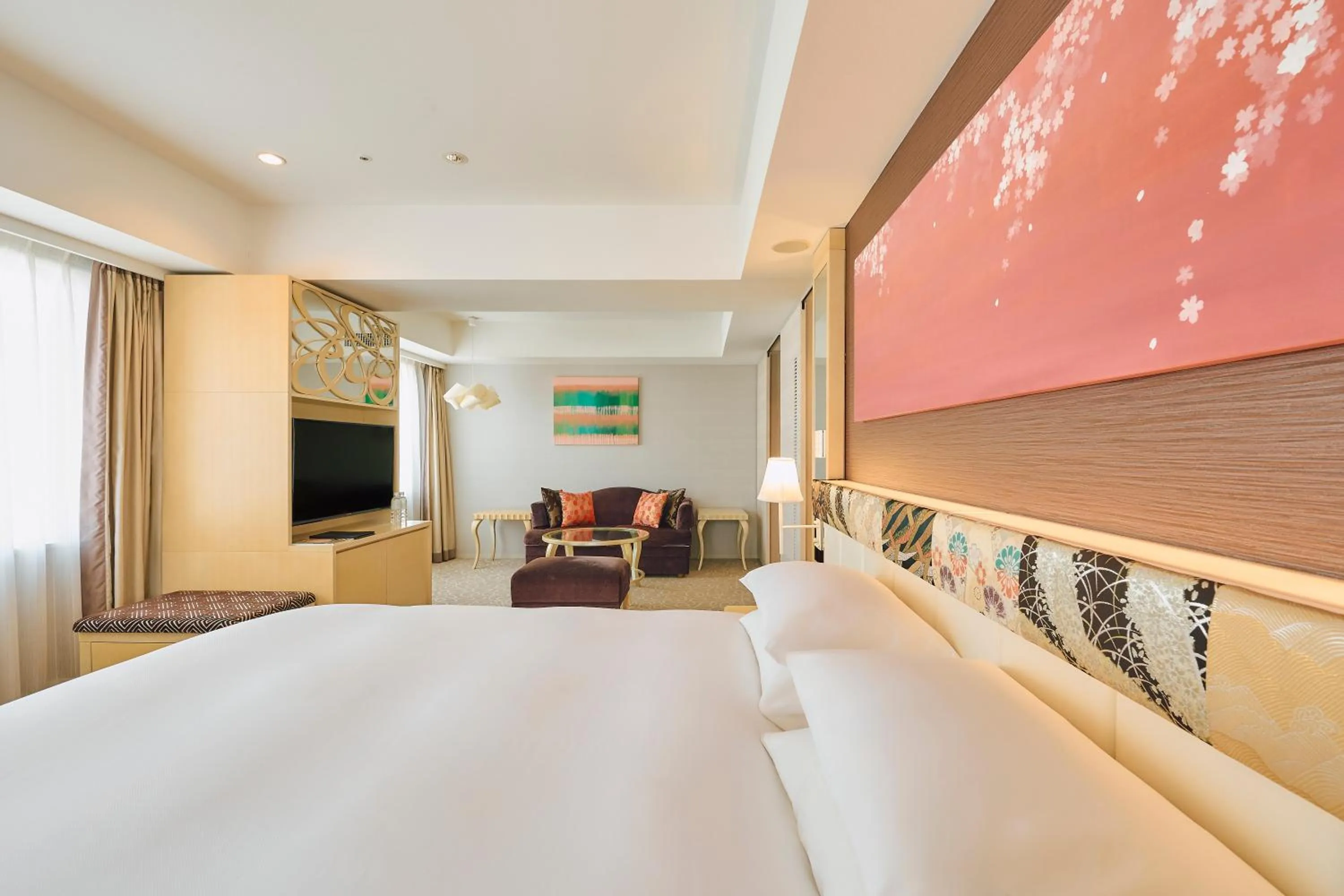 Bed in Hotel Grand Bach Kyoto Select