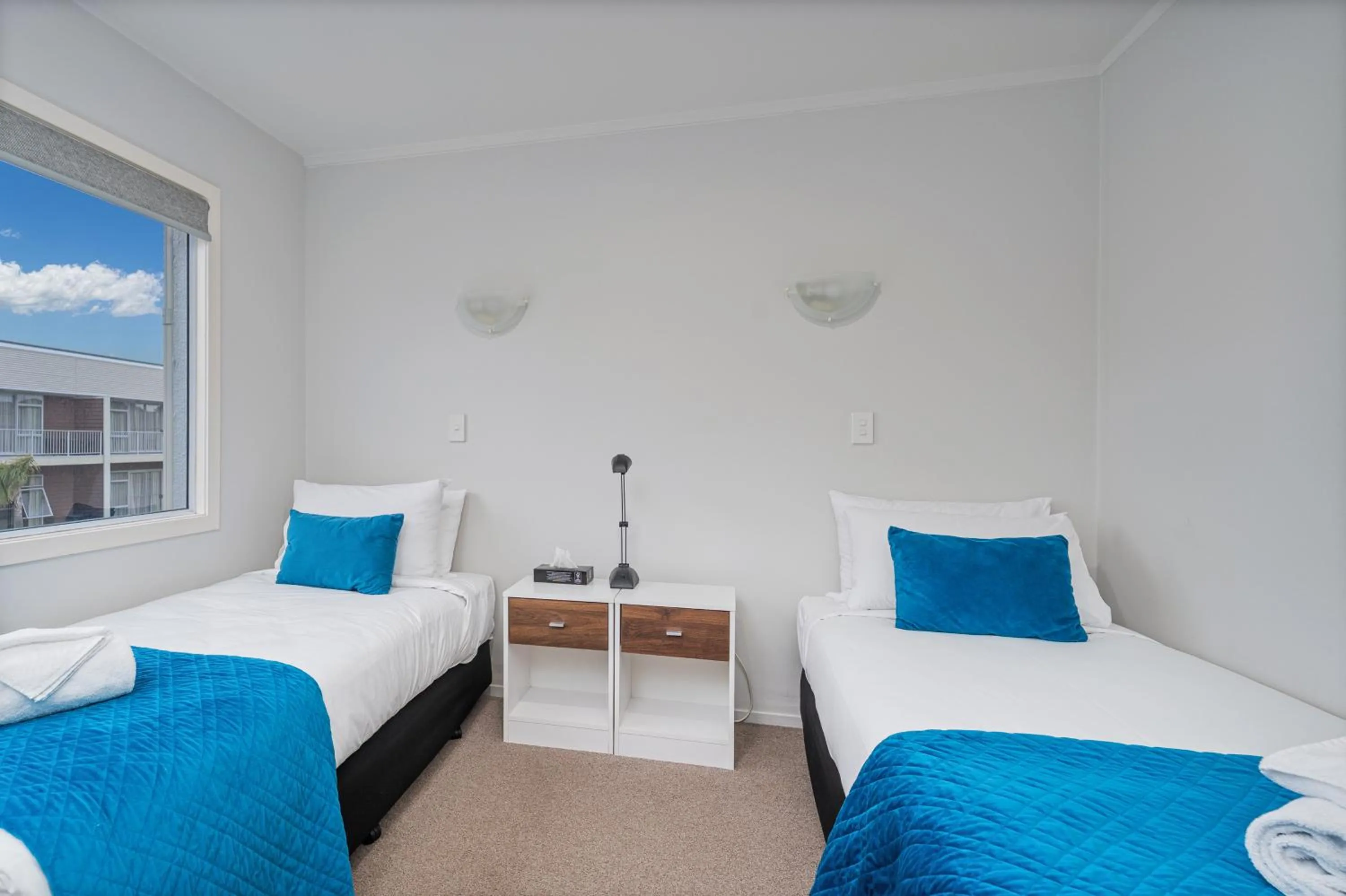 Bed in Waterfront Apartments Whitianga