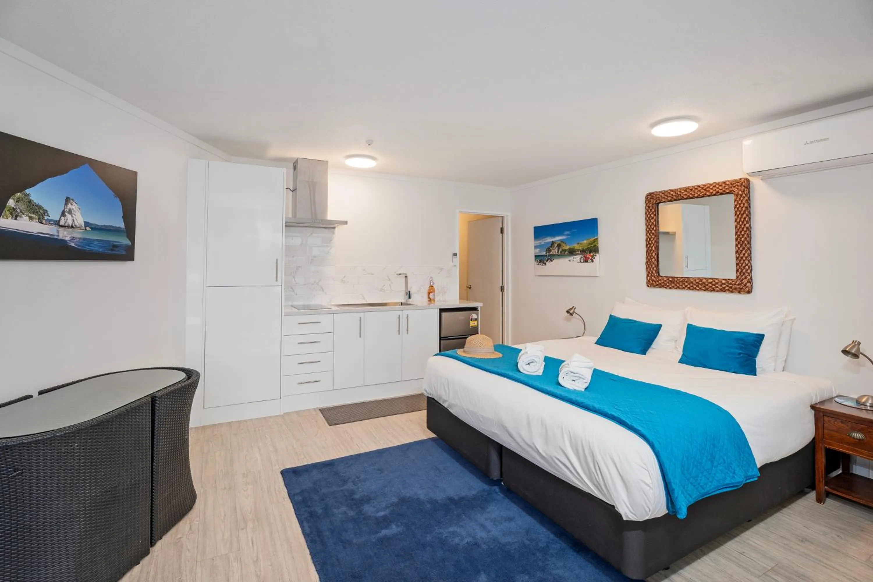 Bed in Waterfront Apartments Whitianga