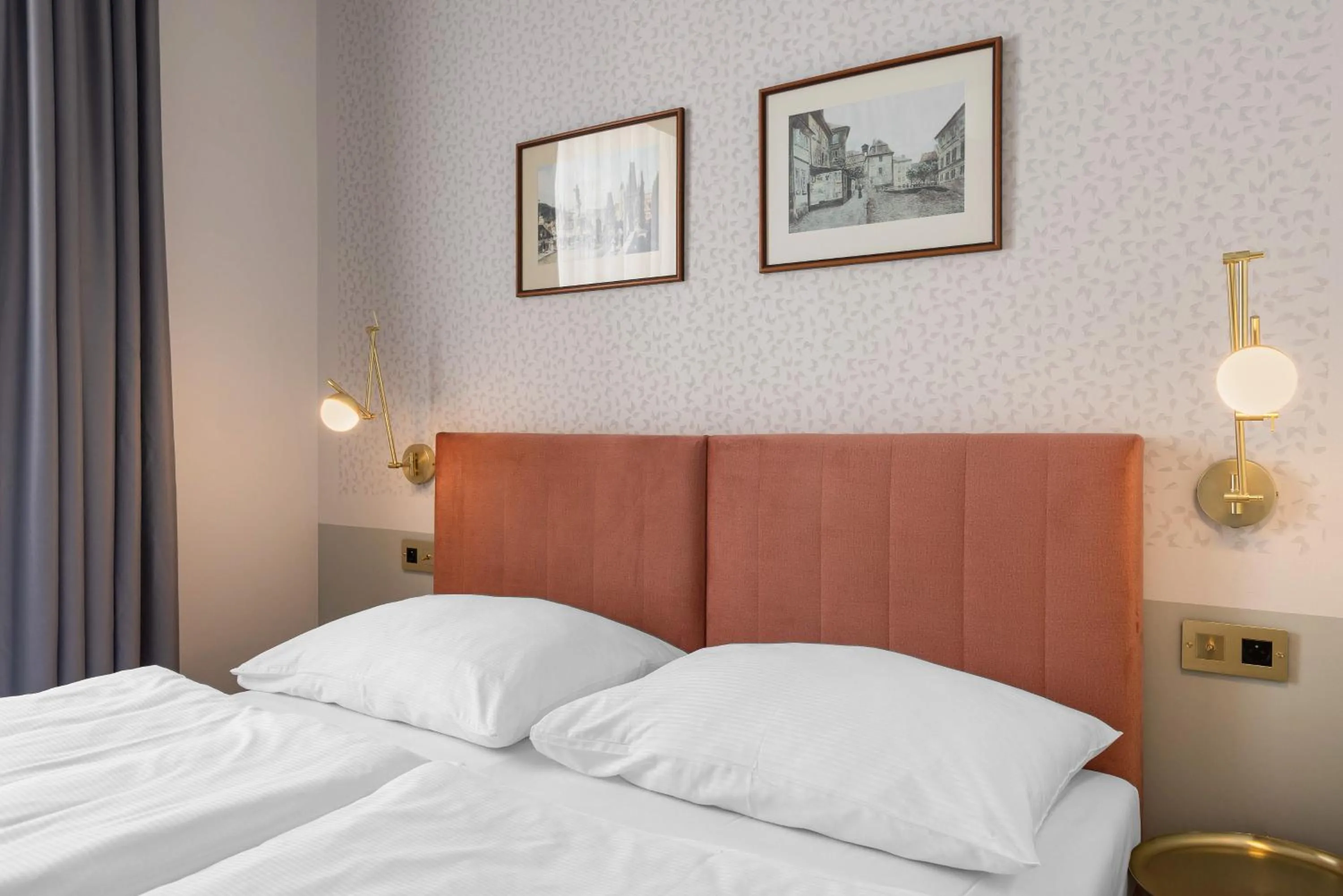 Bed in Hotel Beránek