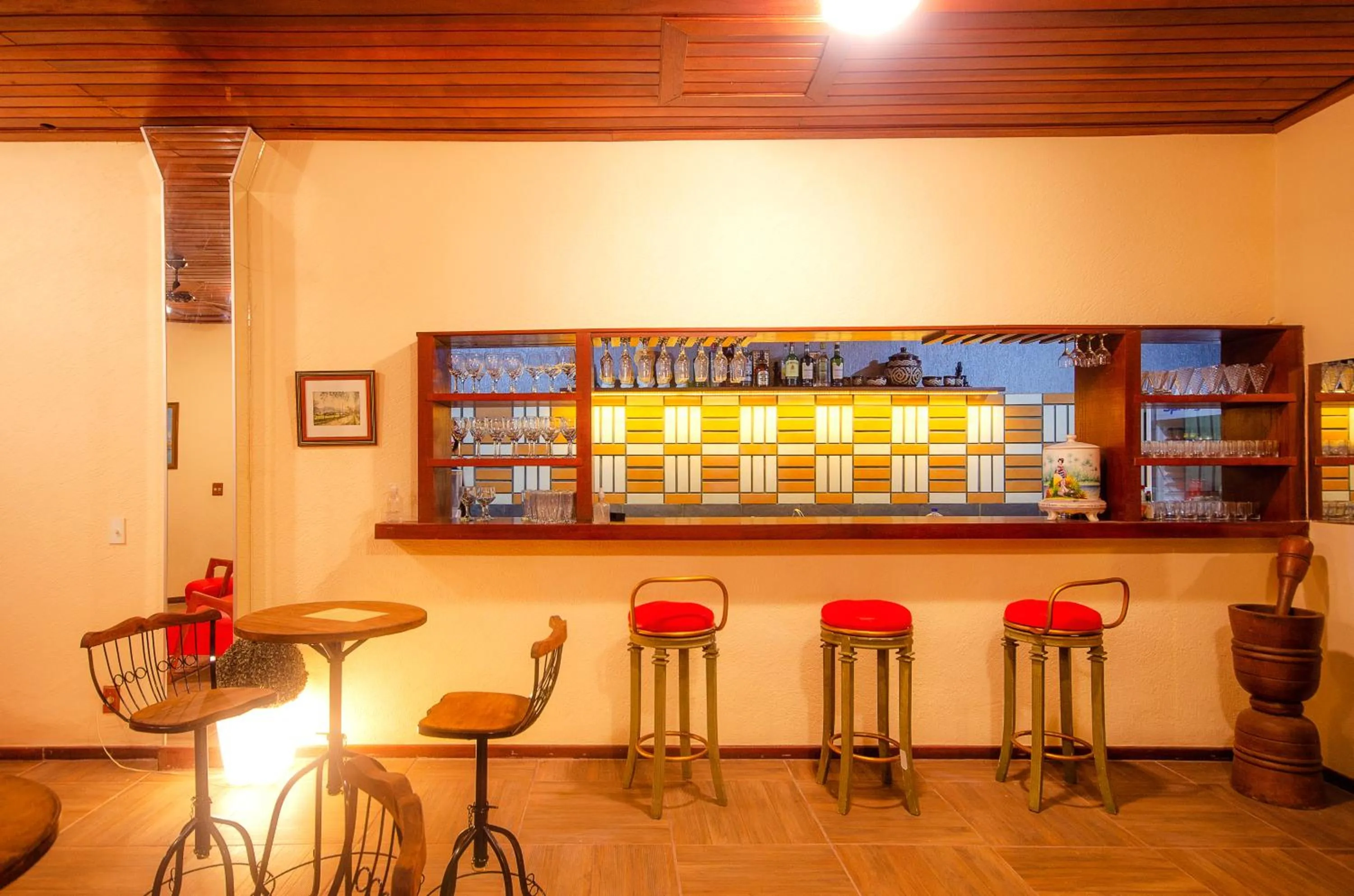 Lounge or bar in ECO RESORT FASCINAÇÃO