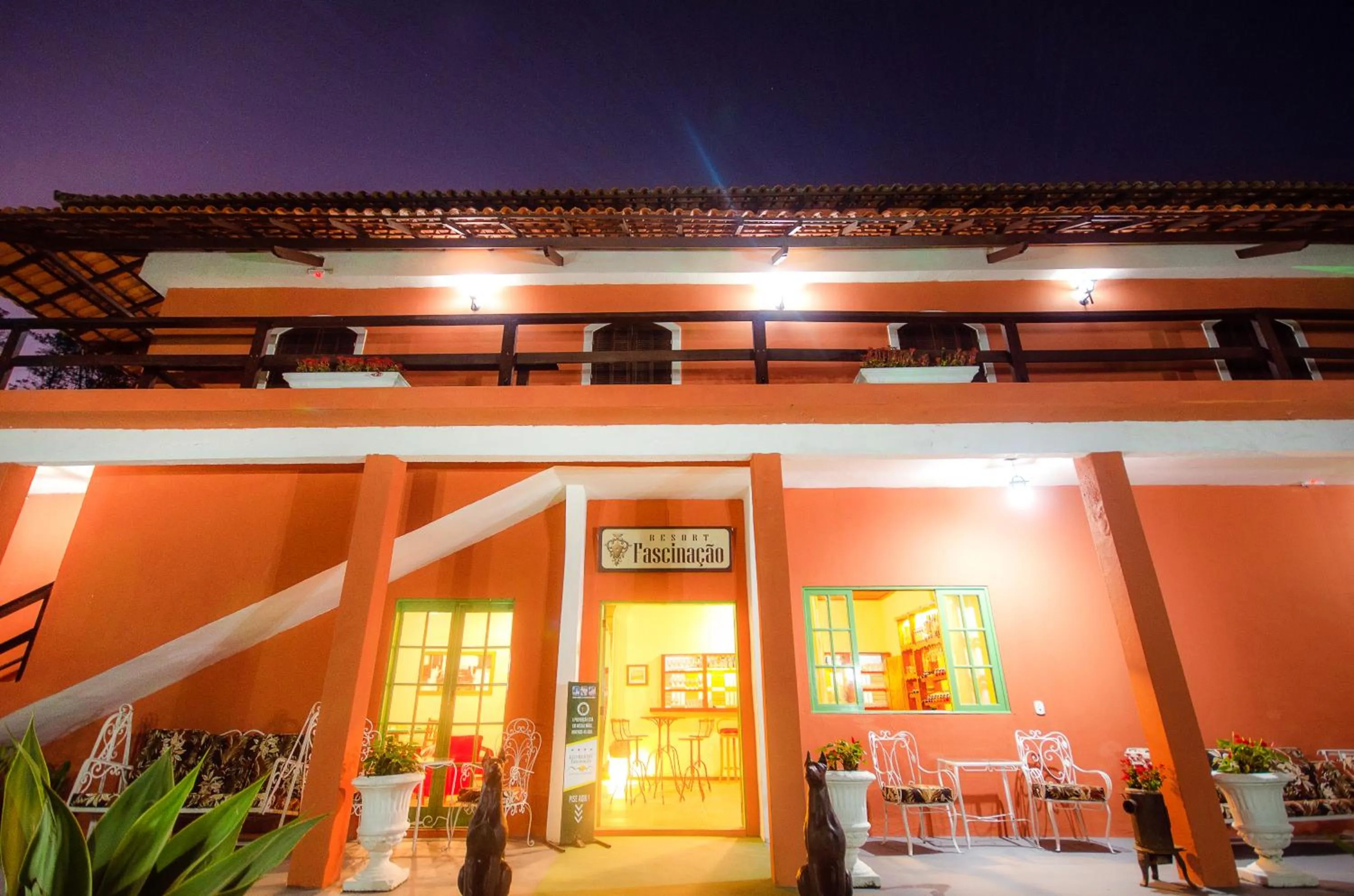 Lounge or bar in ECO RESORT FASCINAÇÃO