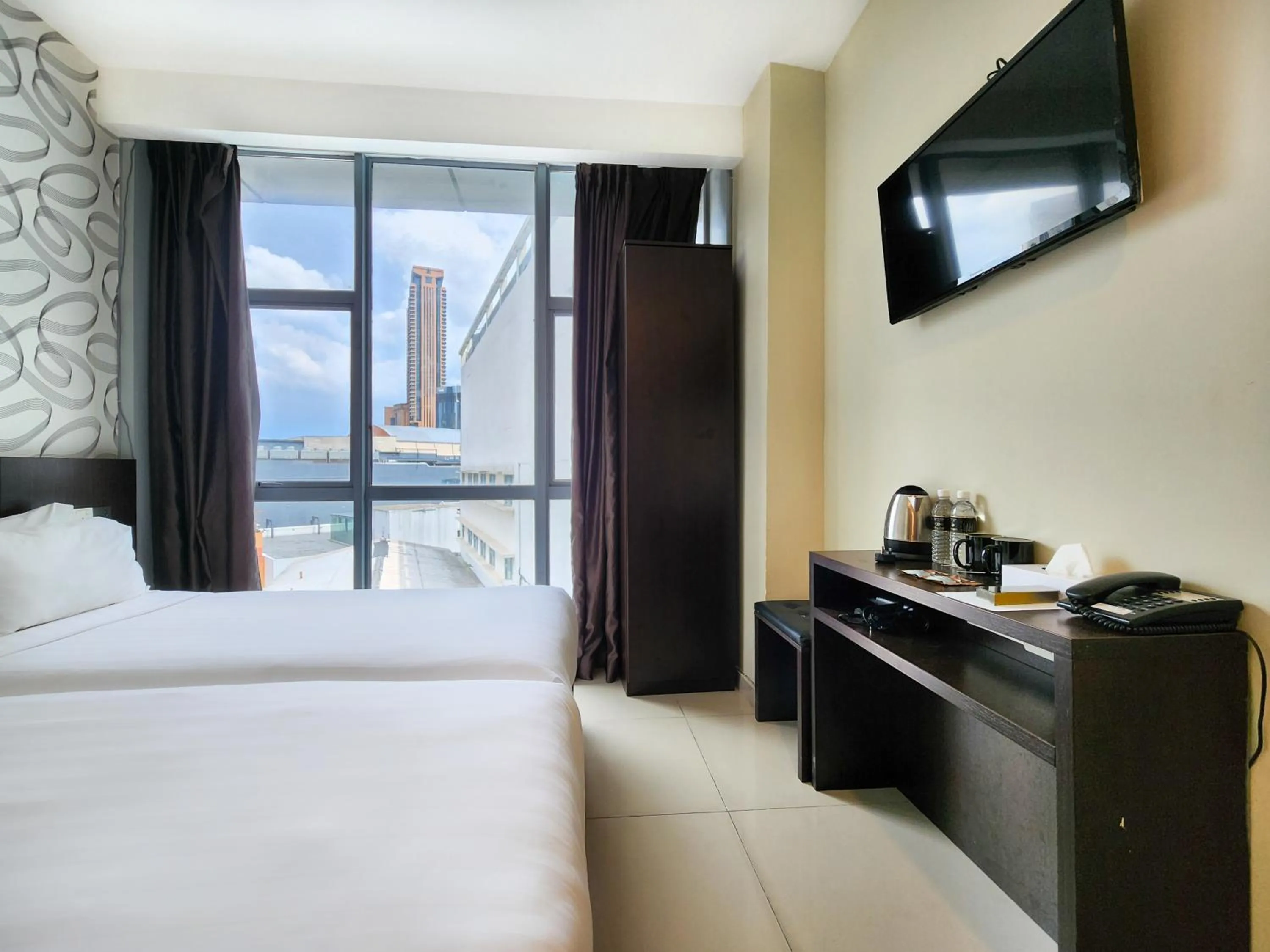 Bed in Izumi Hotel Bukit Bintang Kuala Lumpur