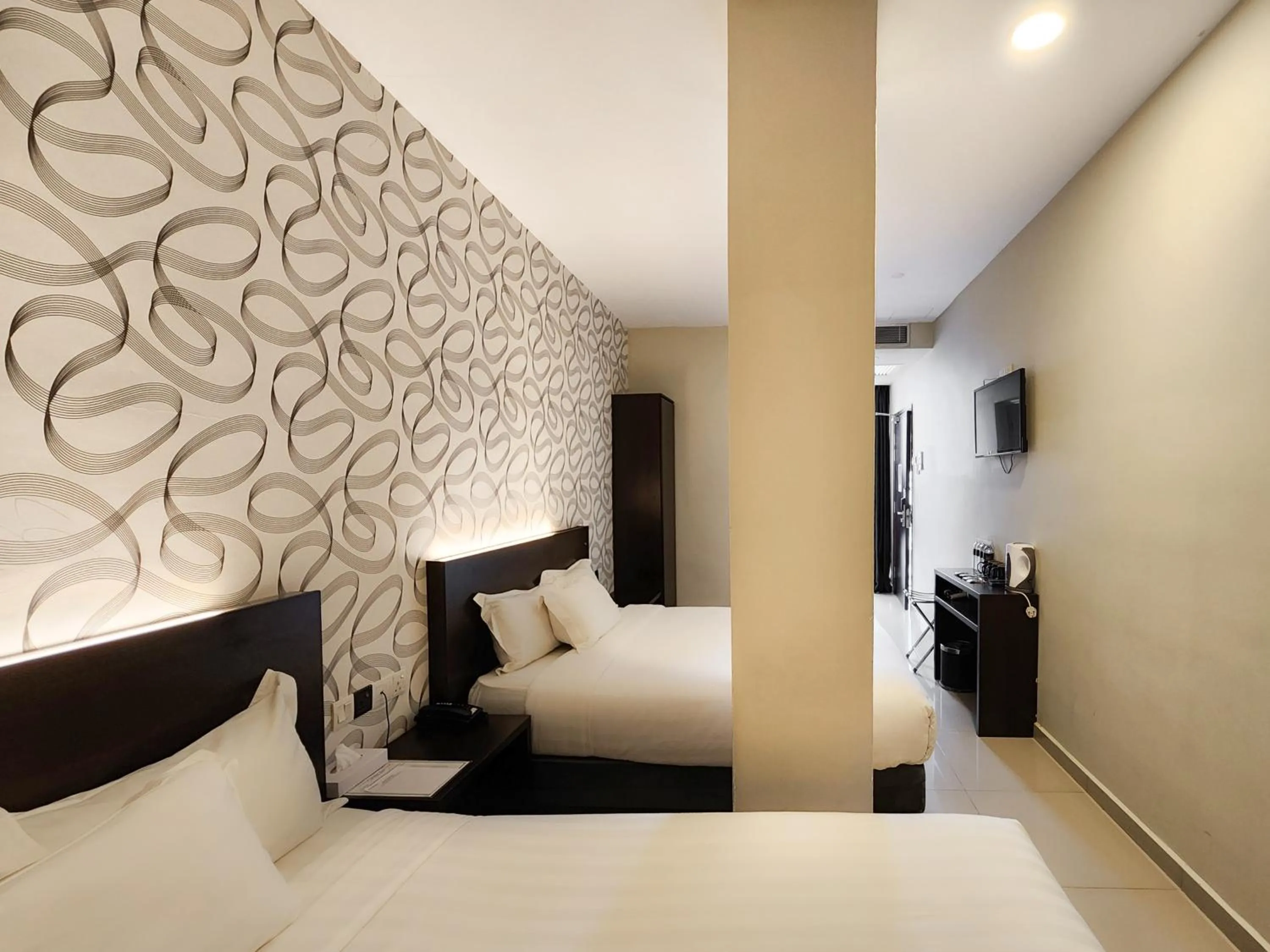 Bed in Izumi Hotel Bukit Bintang Kuala Lumpur