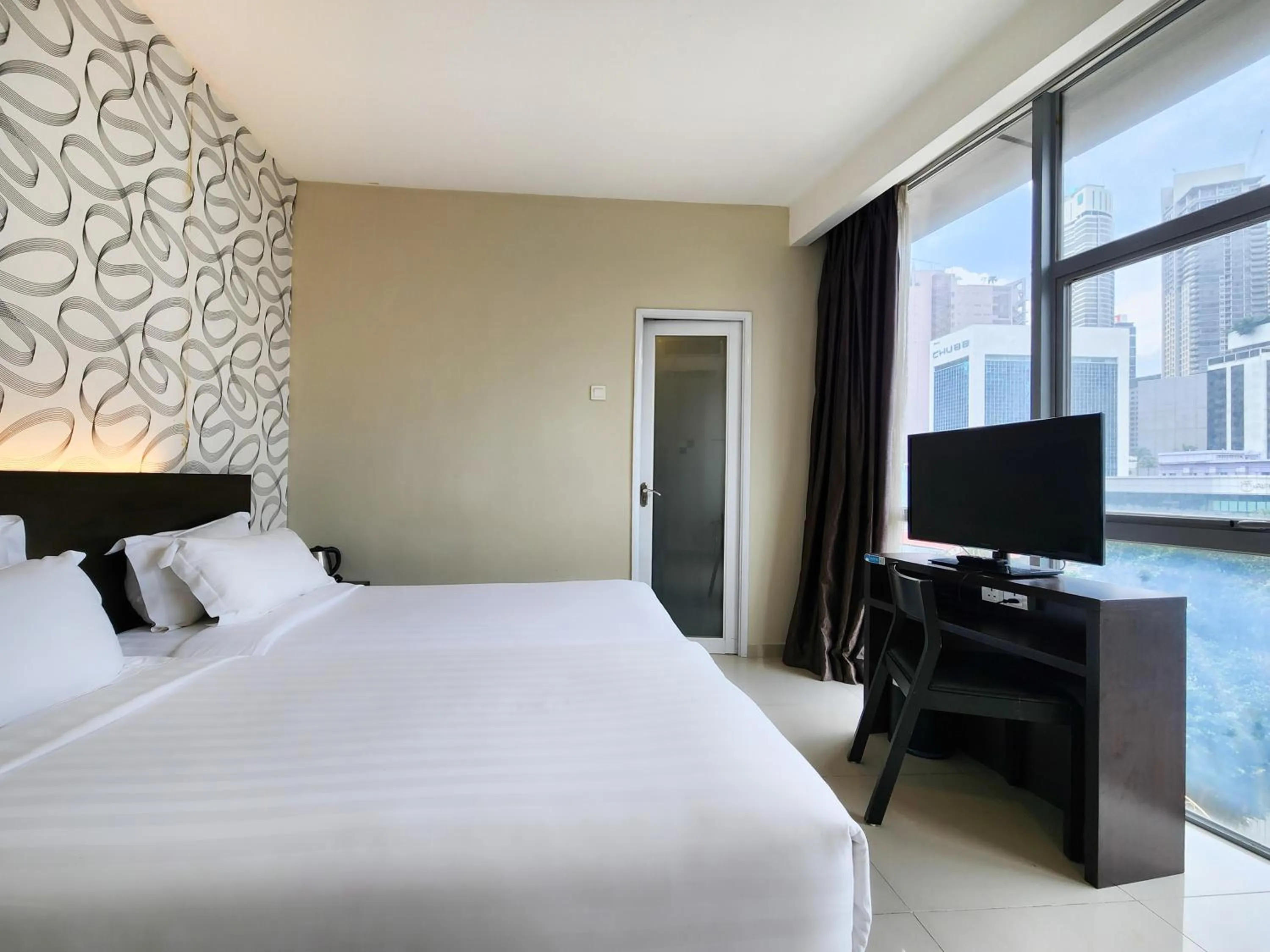 Bed in Izumi Hotel Bukit Bintang Kuala Lumpur