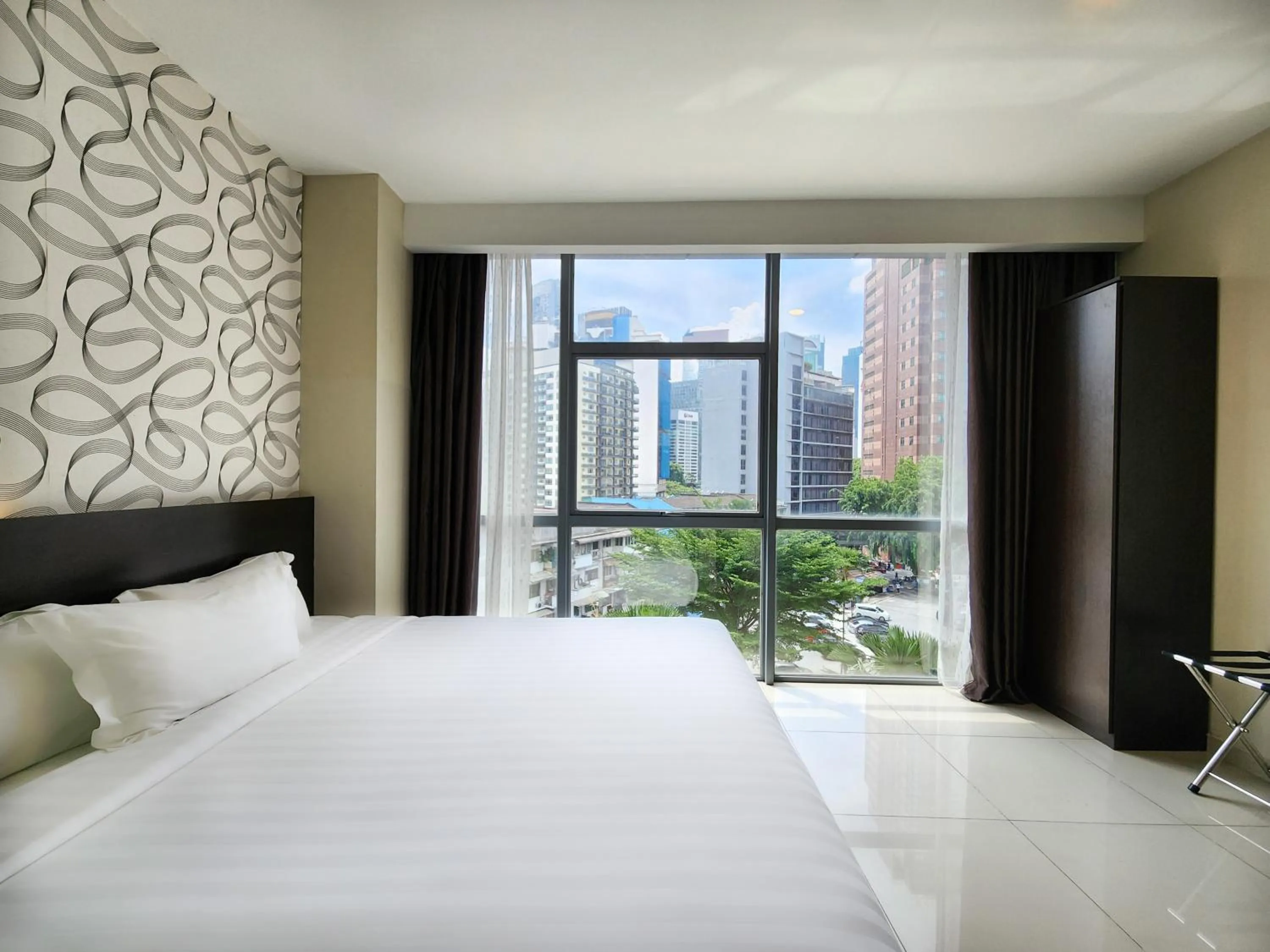 Bed in Izumi Hotel Bukit Bintang Kuala Lumpur