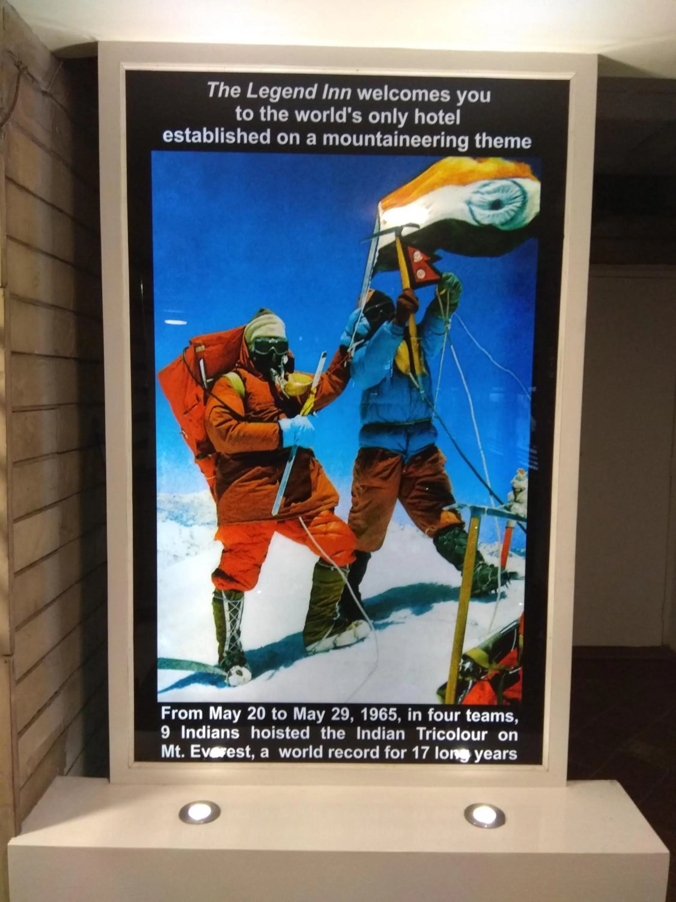 Decorative detail in The Legend Inn Delhi