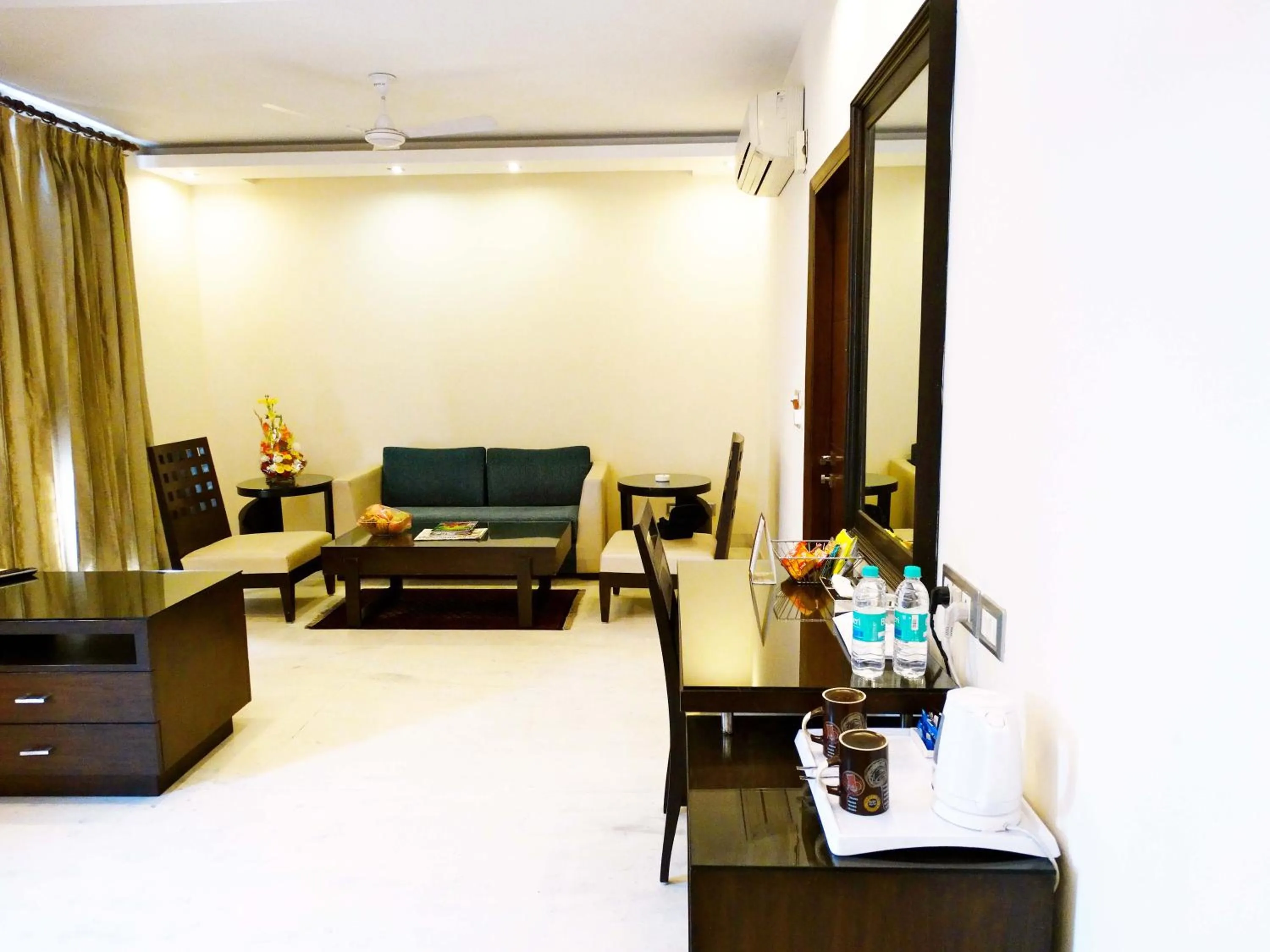 Seating area in The Legend Inn Delhi