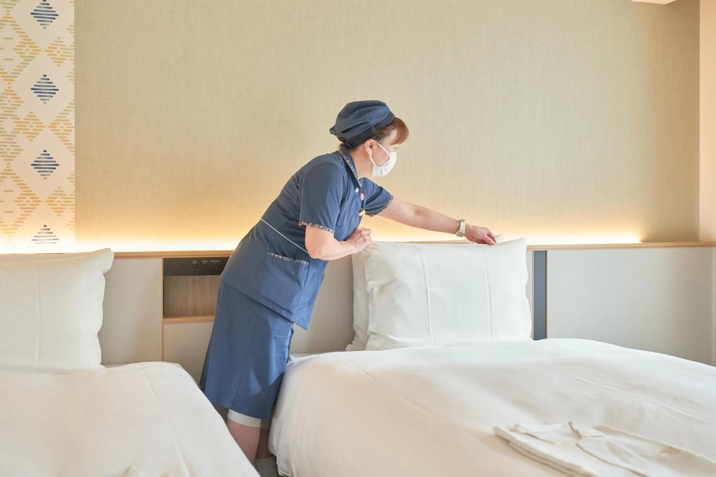 Bed in Richmond Hotel Aomori