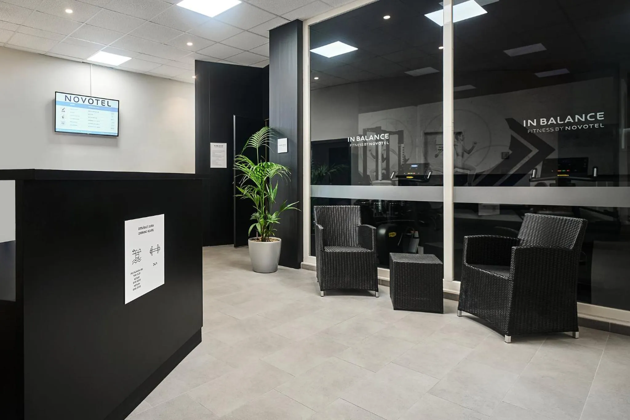 Swimming pool in Novotel Praha Wenceslas Square