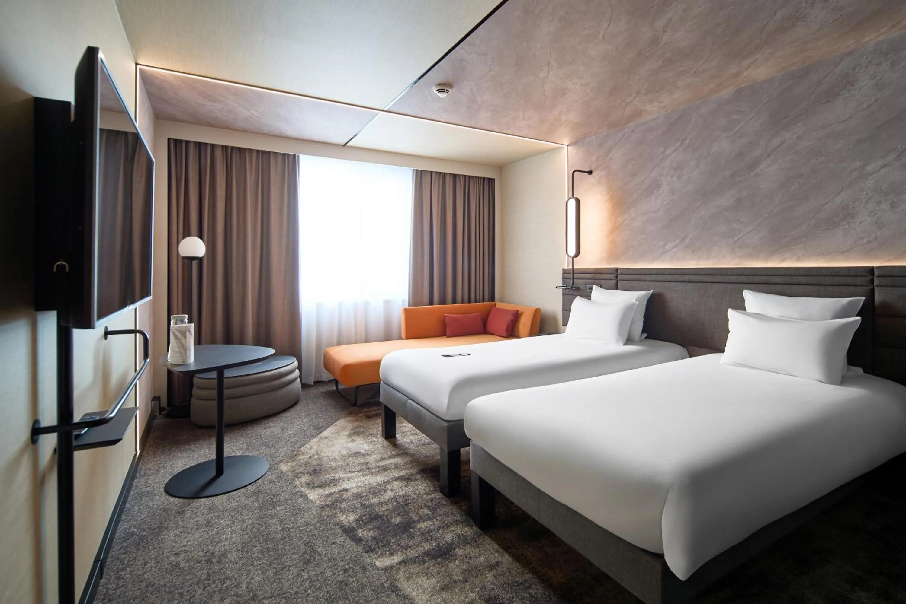 Bed in Novotel Praha Wenceslas Square