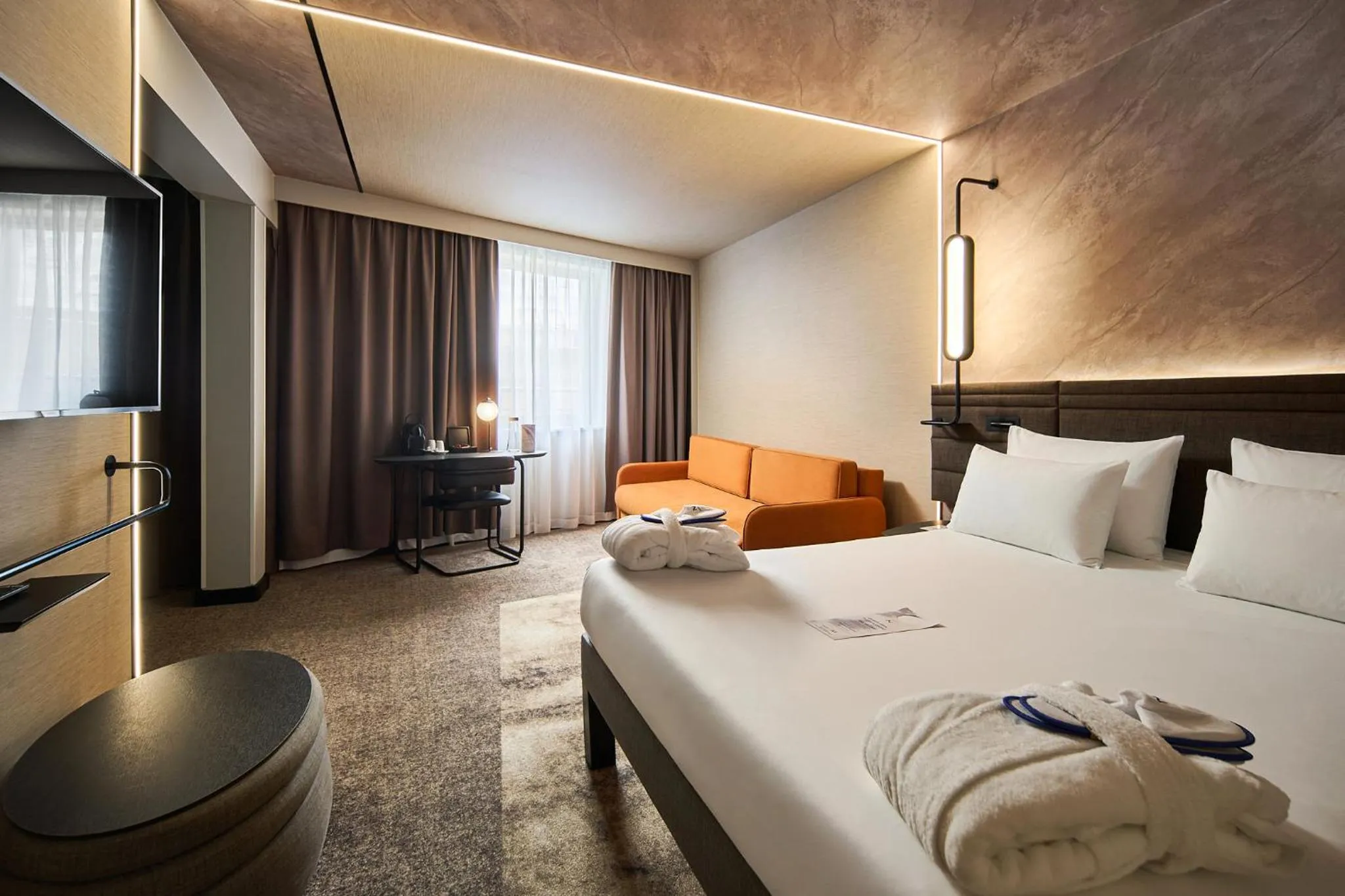 Bedroom, Bed in Novotel Praha Wenceslas Square