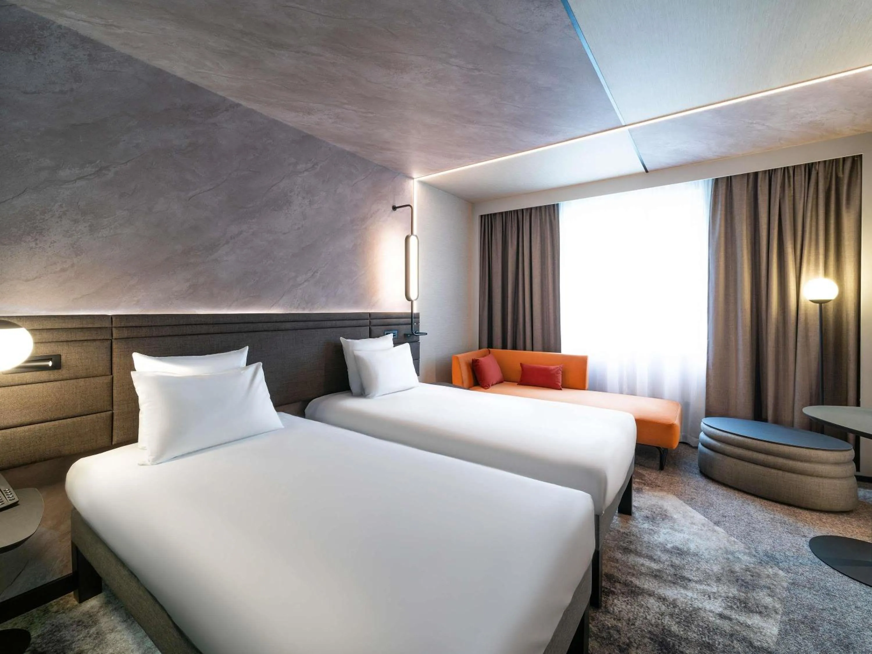 Bed in Novotel Praha Wenceslas Square