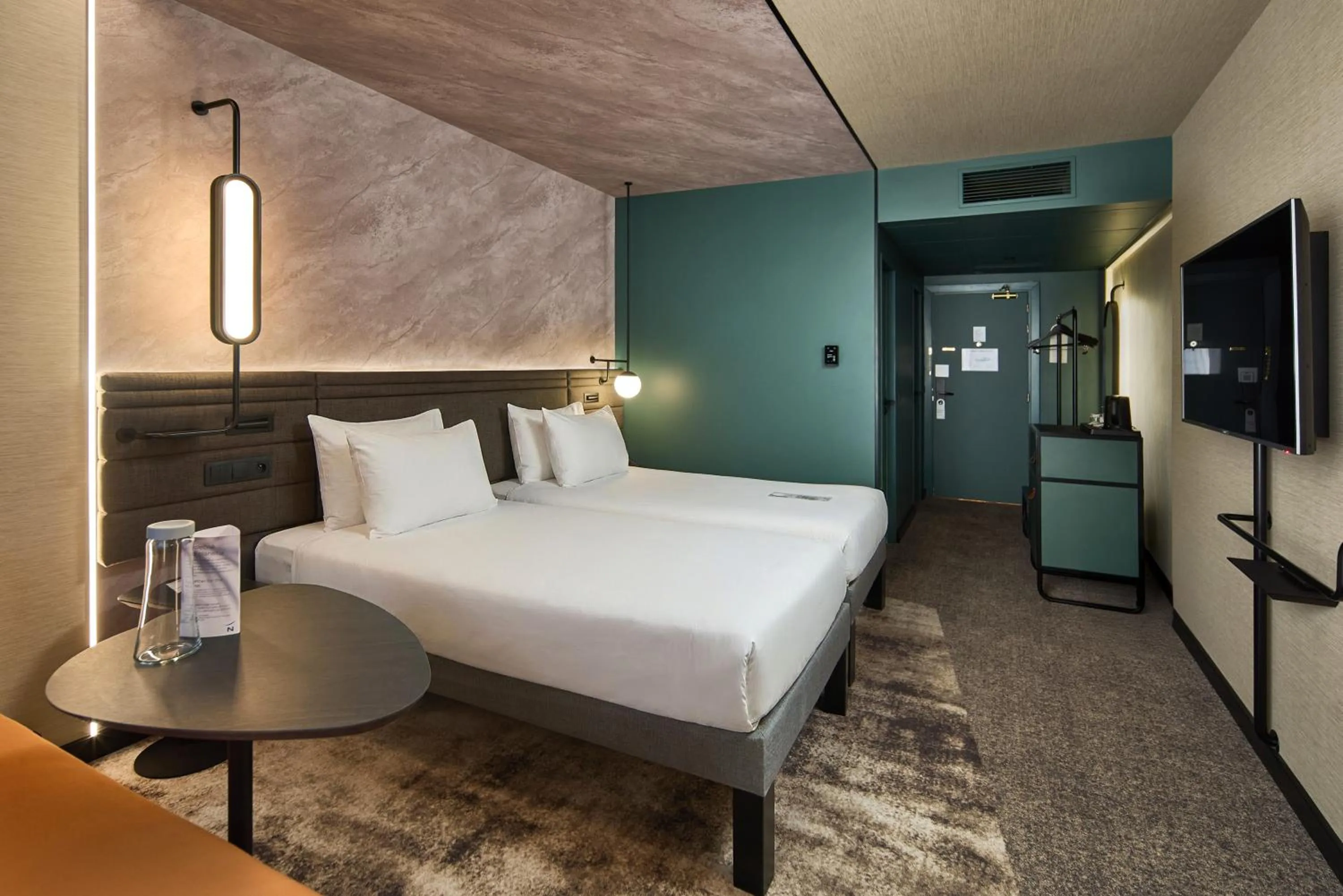 Bed in Novotel Praha Wenceslas Square