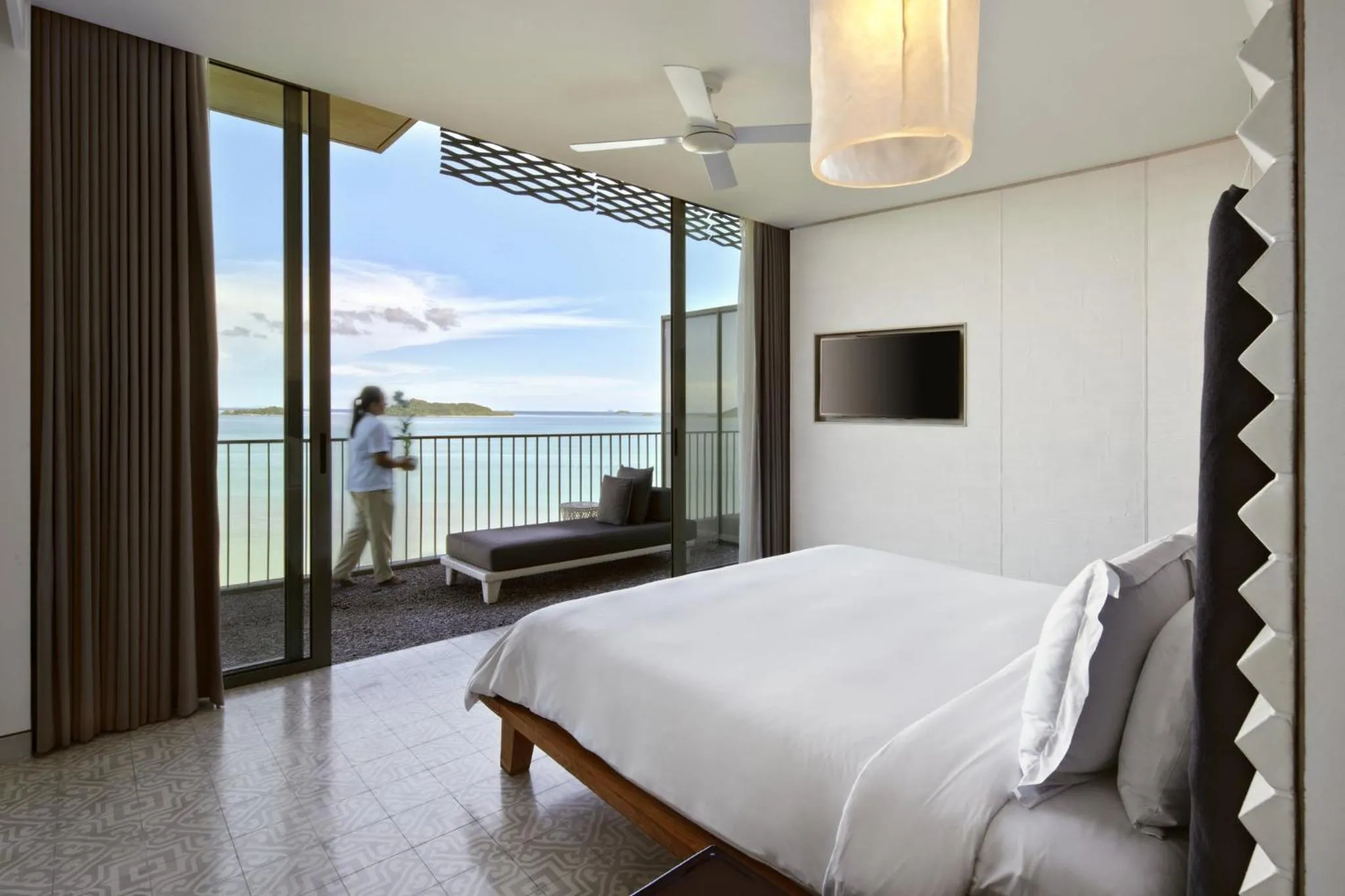 Bedroom, Bed in COMO Point Yamu, Phuket