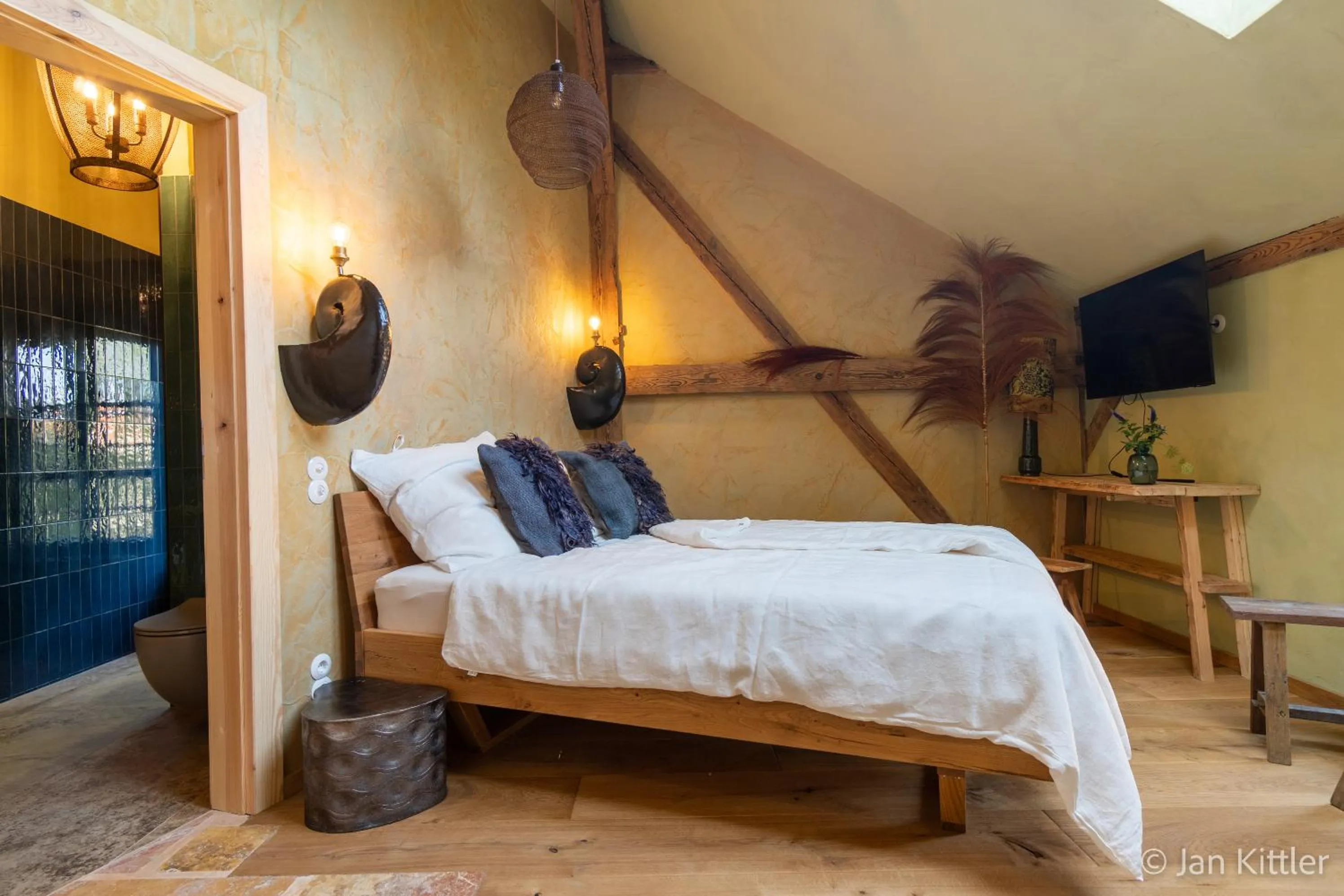 Bedroom, Bed in Gut Leben Landresort