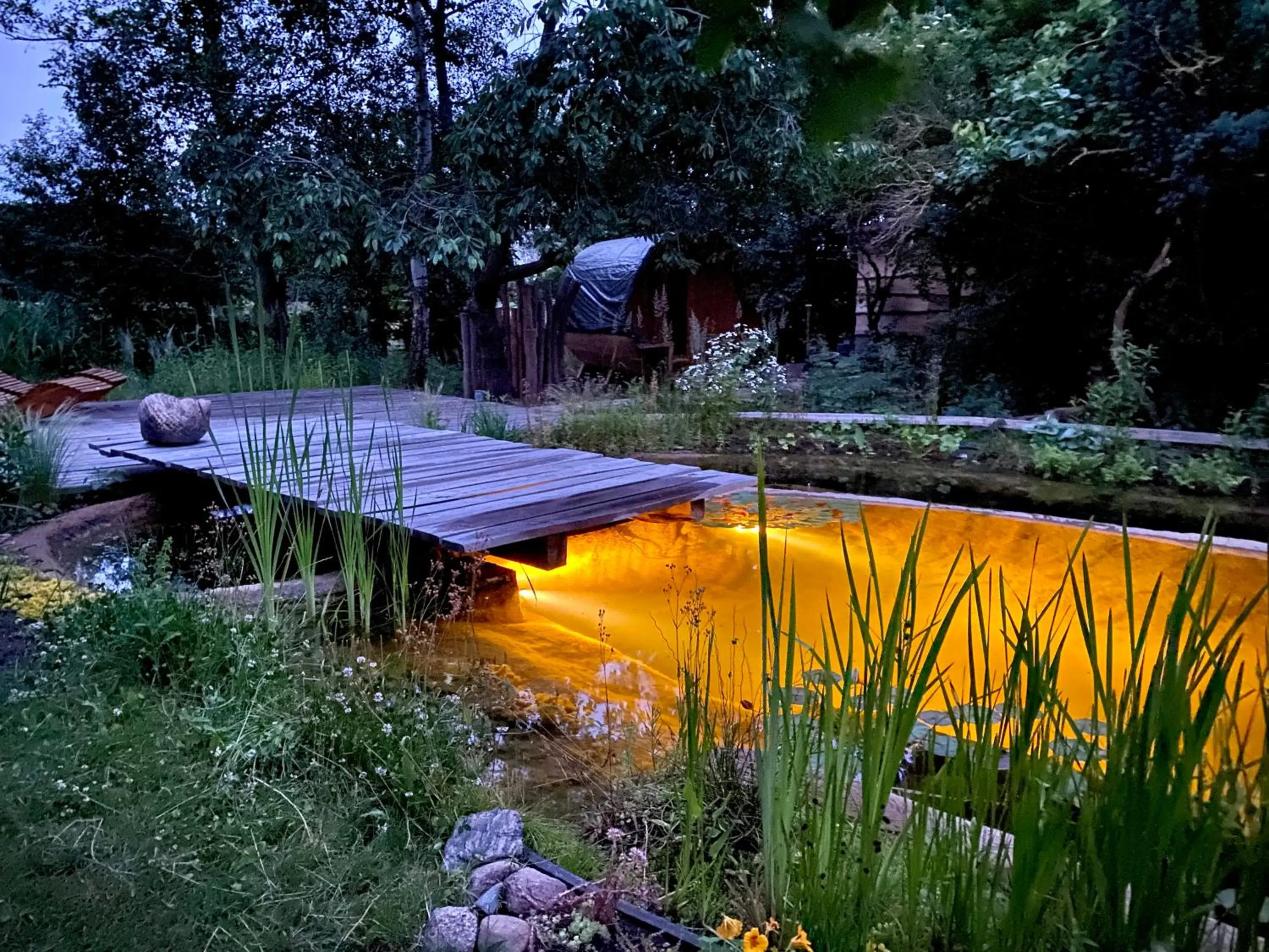 Garden in Gut Leben Landresort