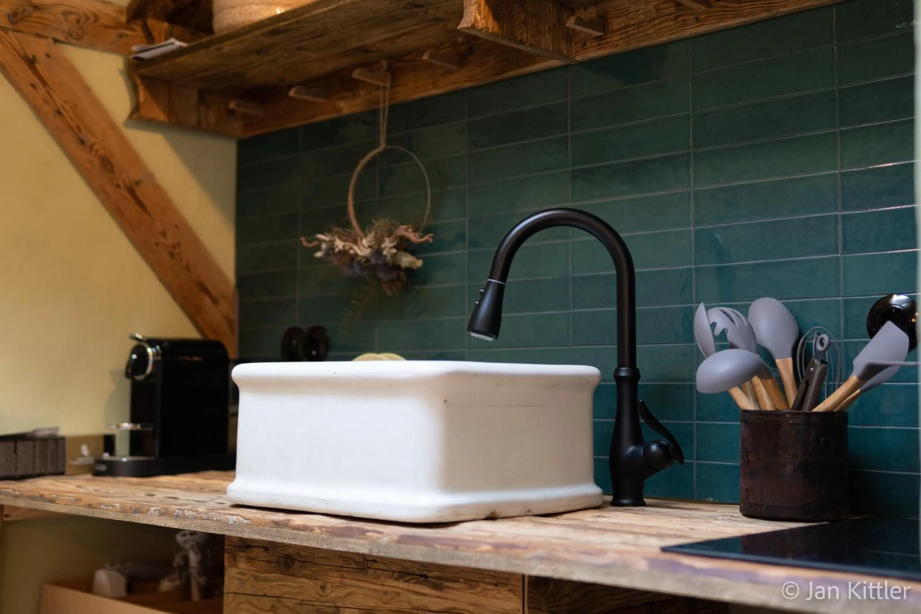 Kitchen or kitchenette in Gut Leben Landresort