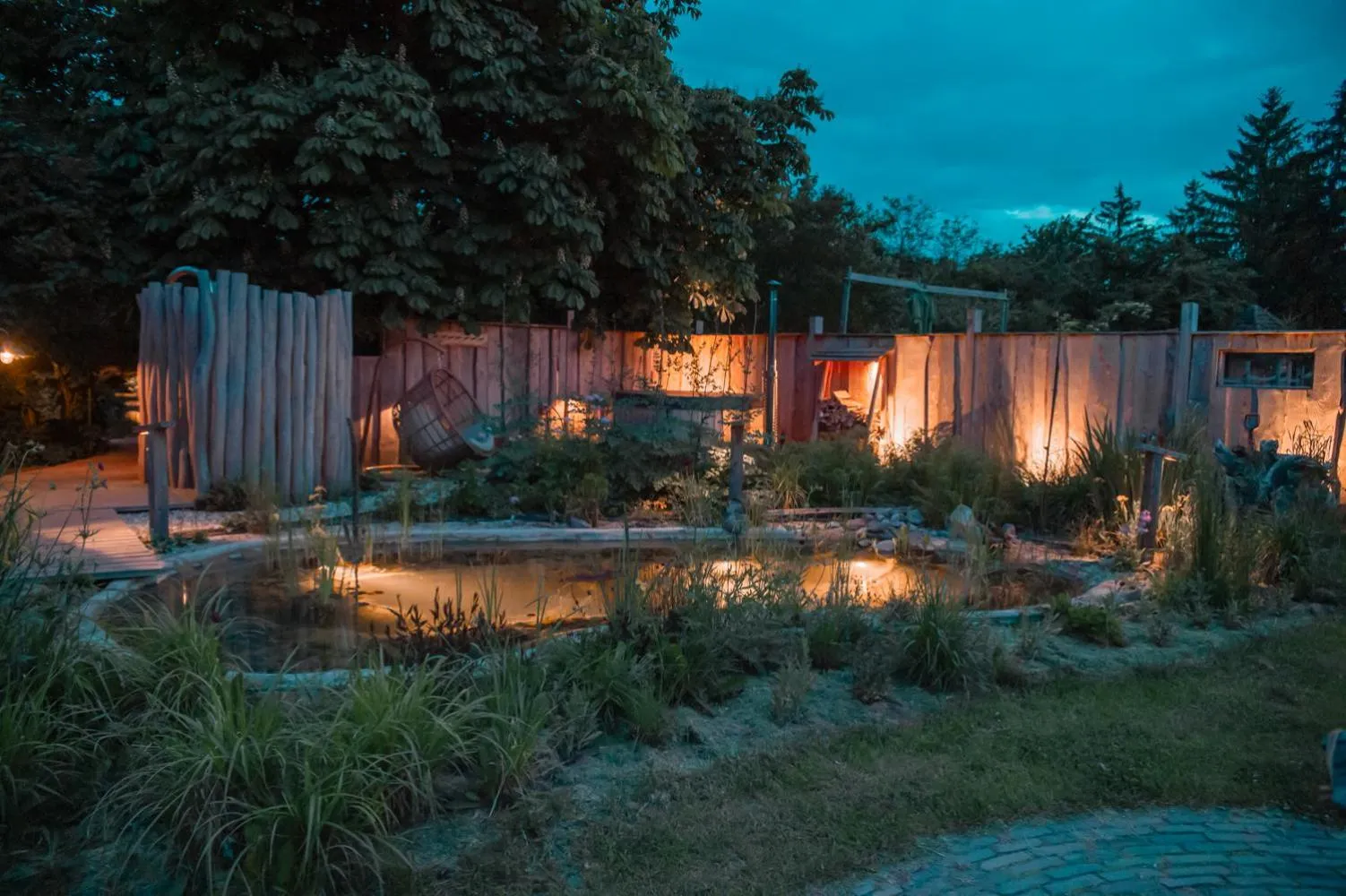 Garden in Gut Leben Landresort