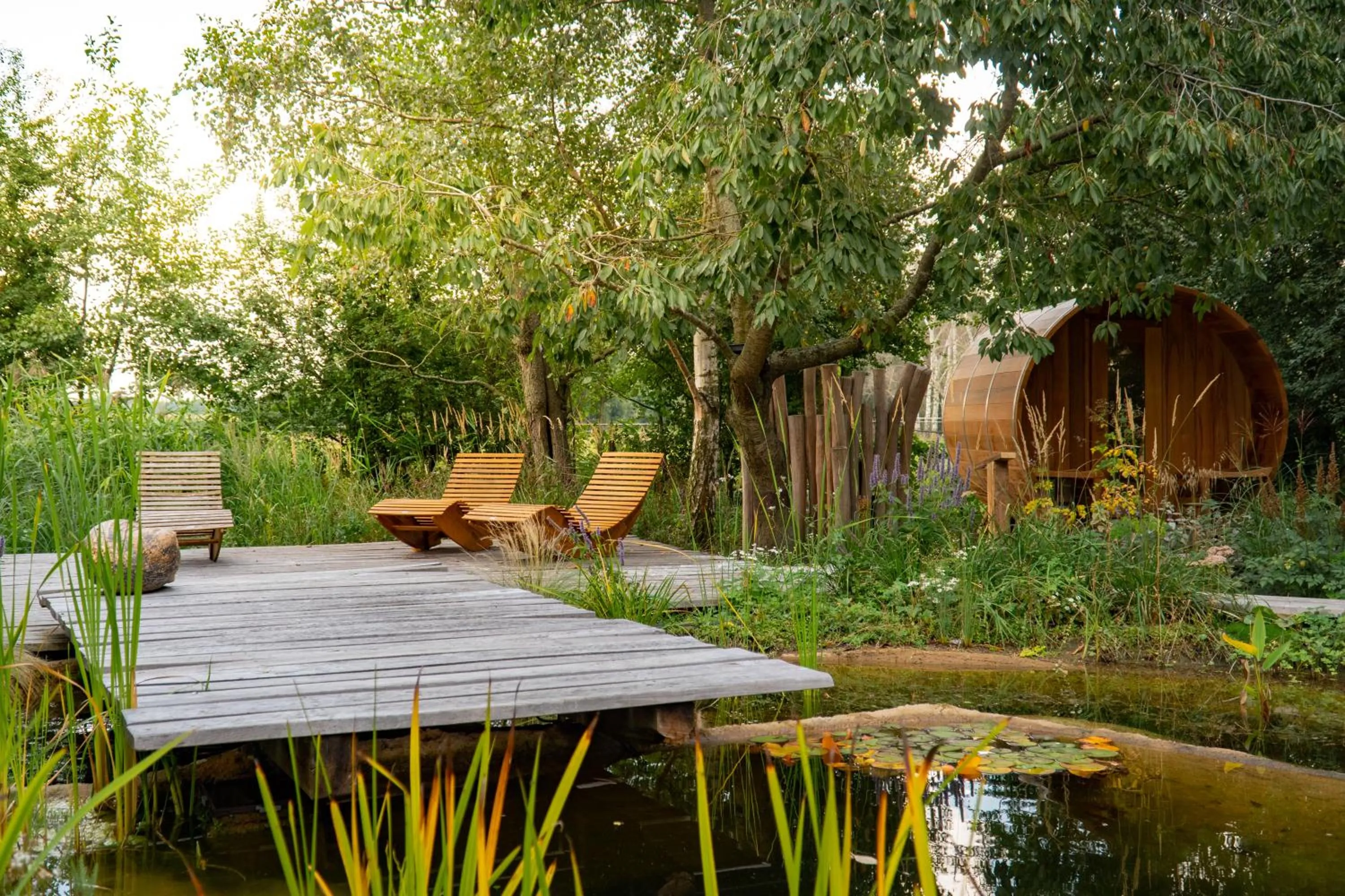 Garden in Gut Leben Landresort