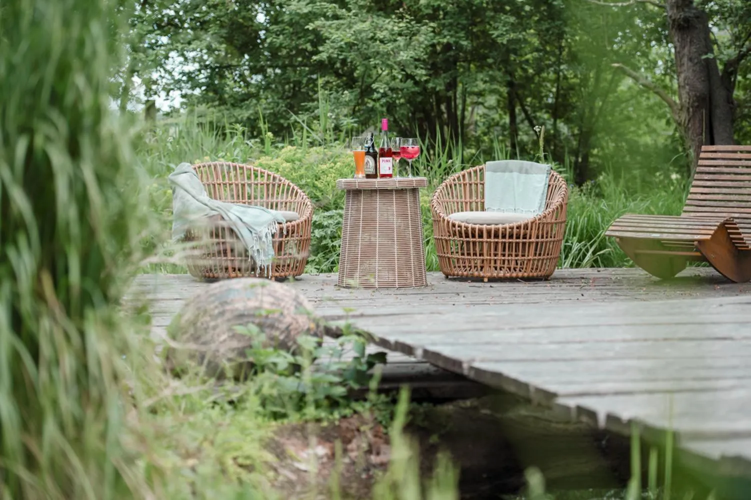 Garden in Gut Leben Landresort