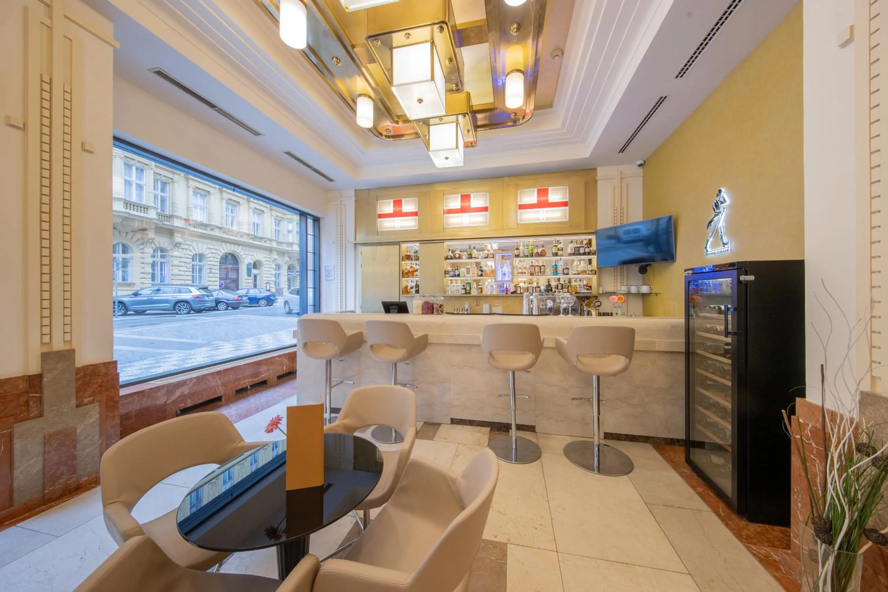 Lobby or reception in Majestic Plaza Hotel Prague