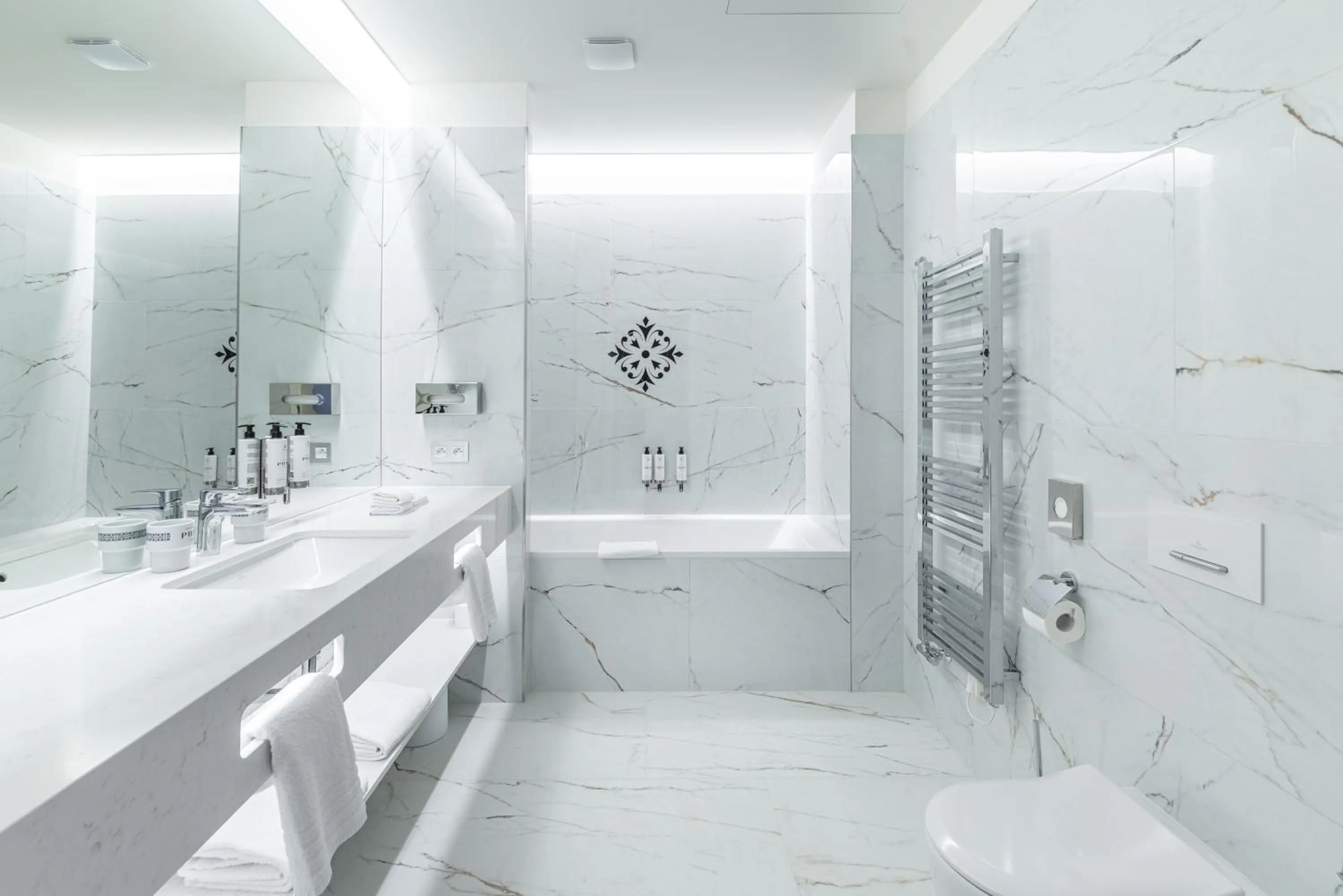 Bathroom in Grandhotel Pupp