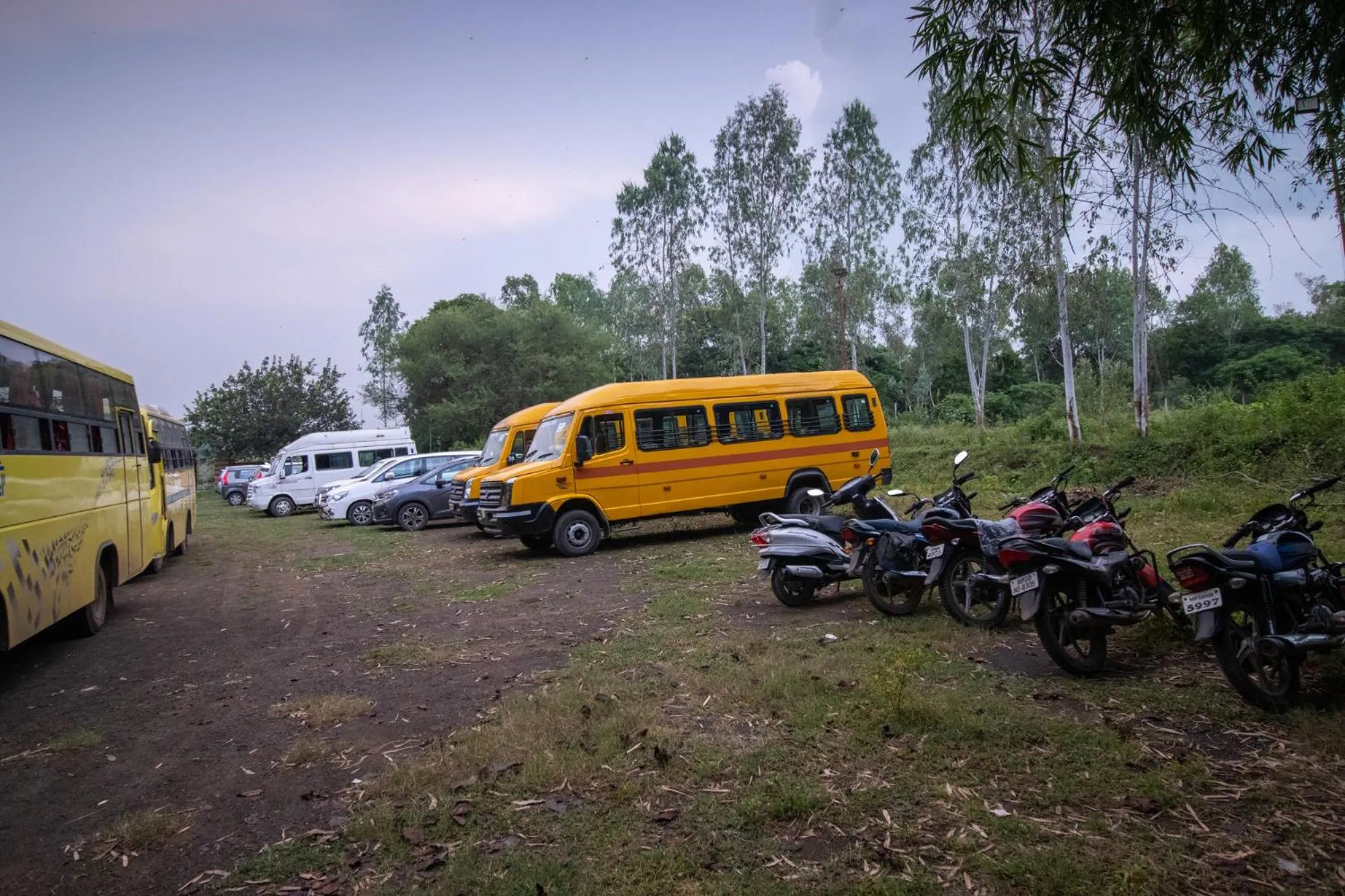 Parking in Vrindavan Gopala Resort