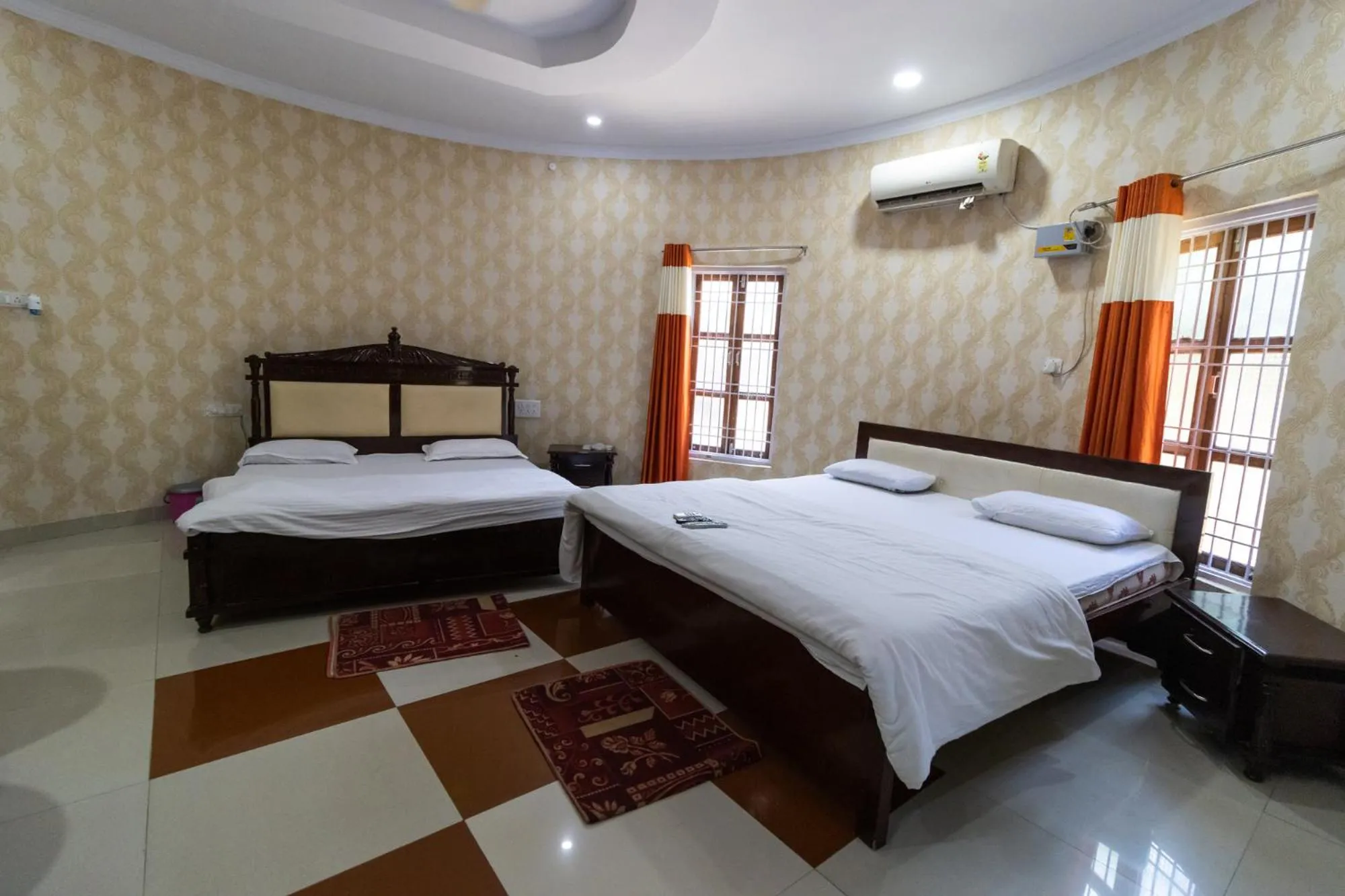 Photo of the whole room, Bed in Vrindavan Gopala Resort