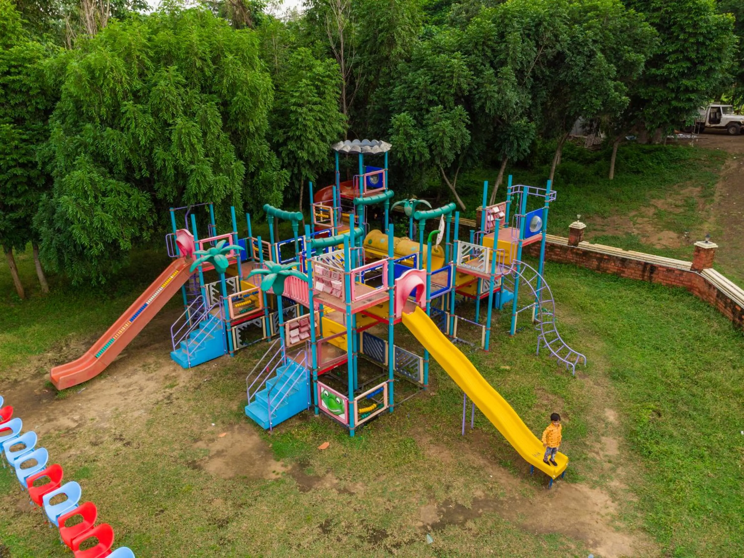 Children play ground in Vrindavan Gopala Resort