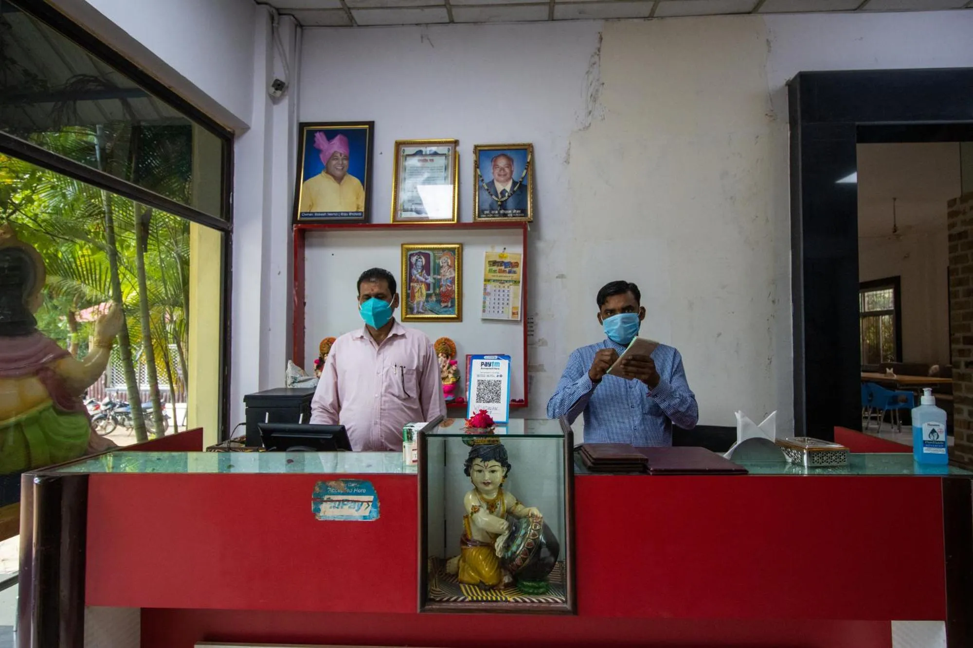 Lobby or reception in Vrindavan Gopala Resort