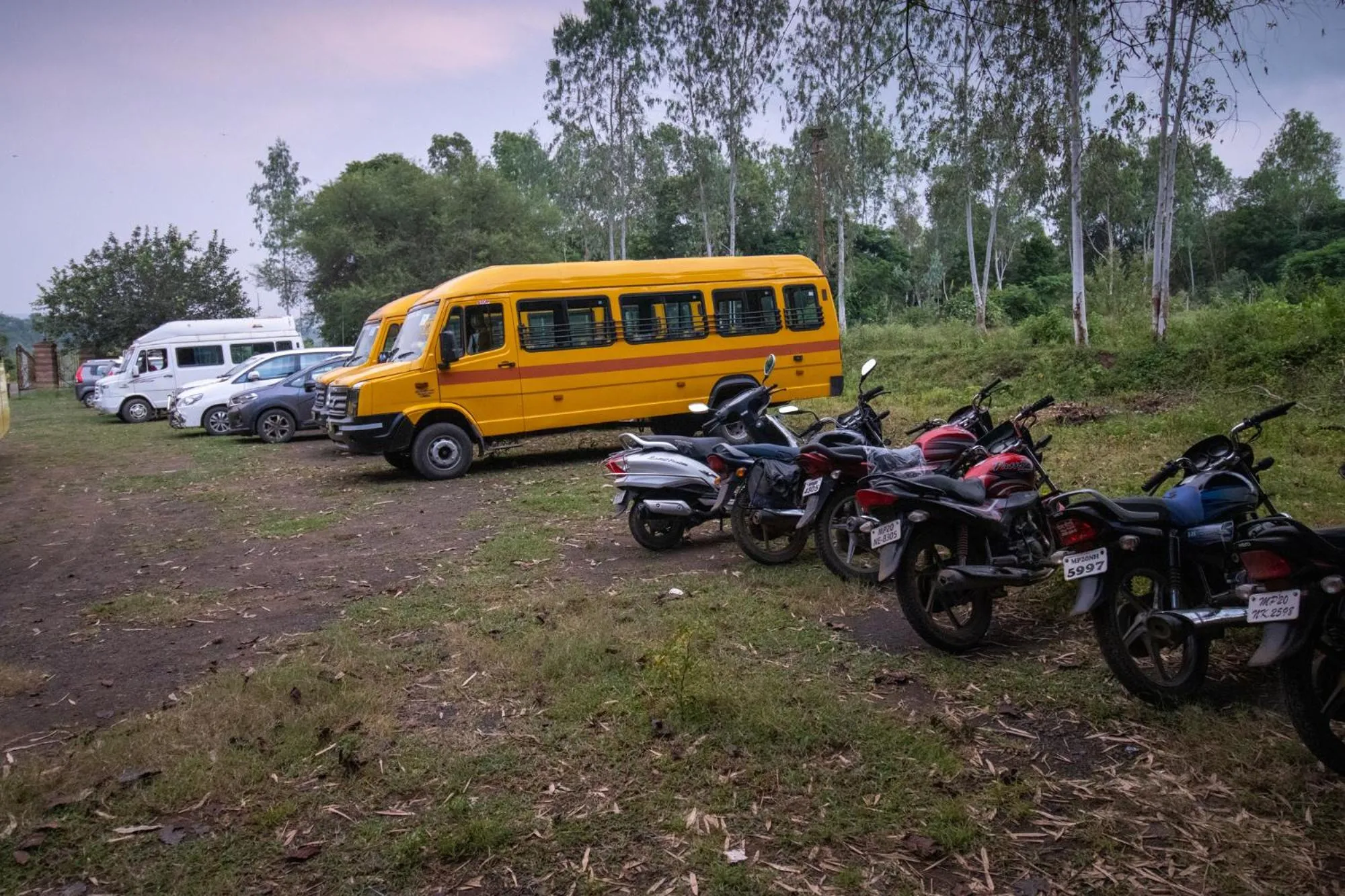 Parking in Vrindavan Gopala Resort