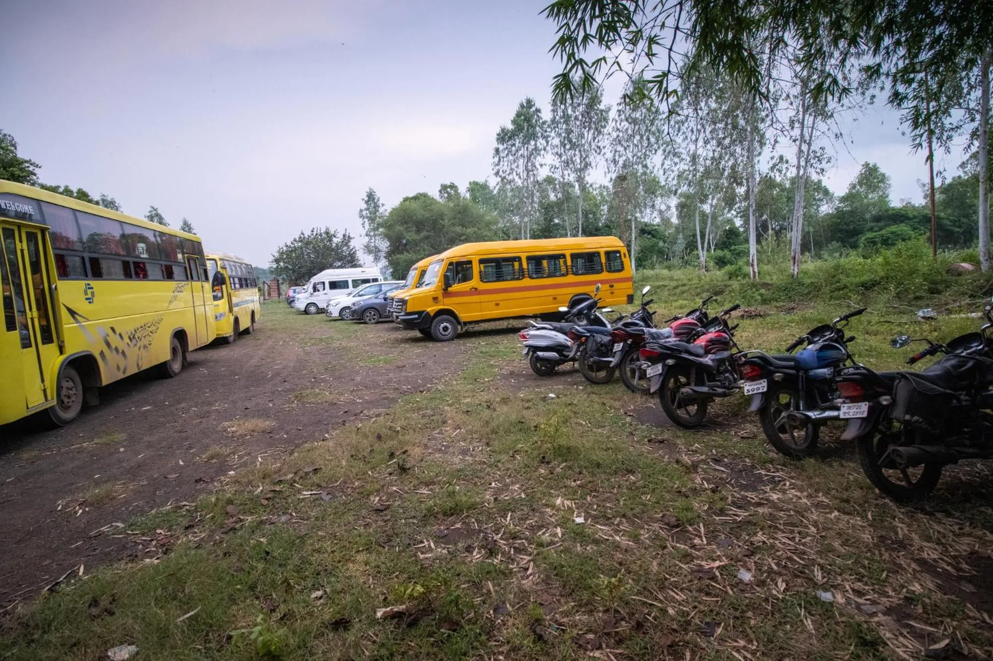 Parking in Vrindavan Gopala Resort