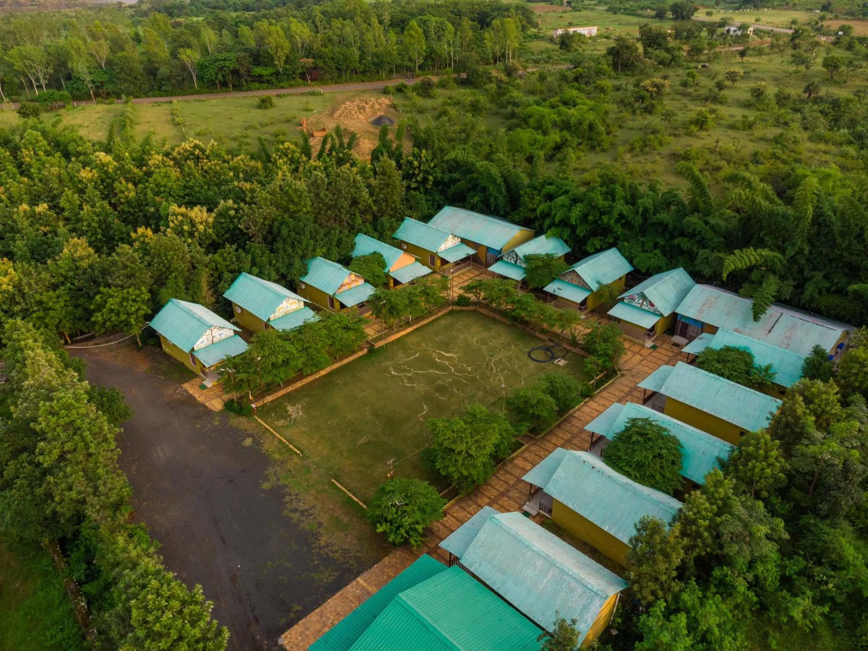 Natural landscape in Vrindavan Gopala Resort