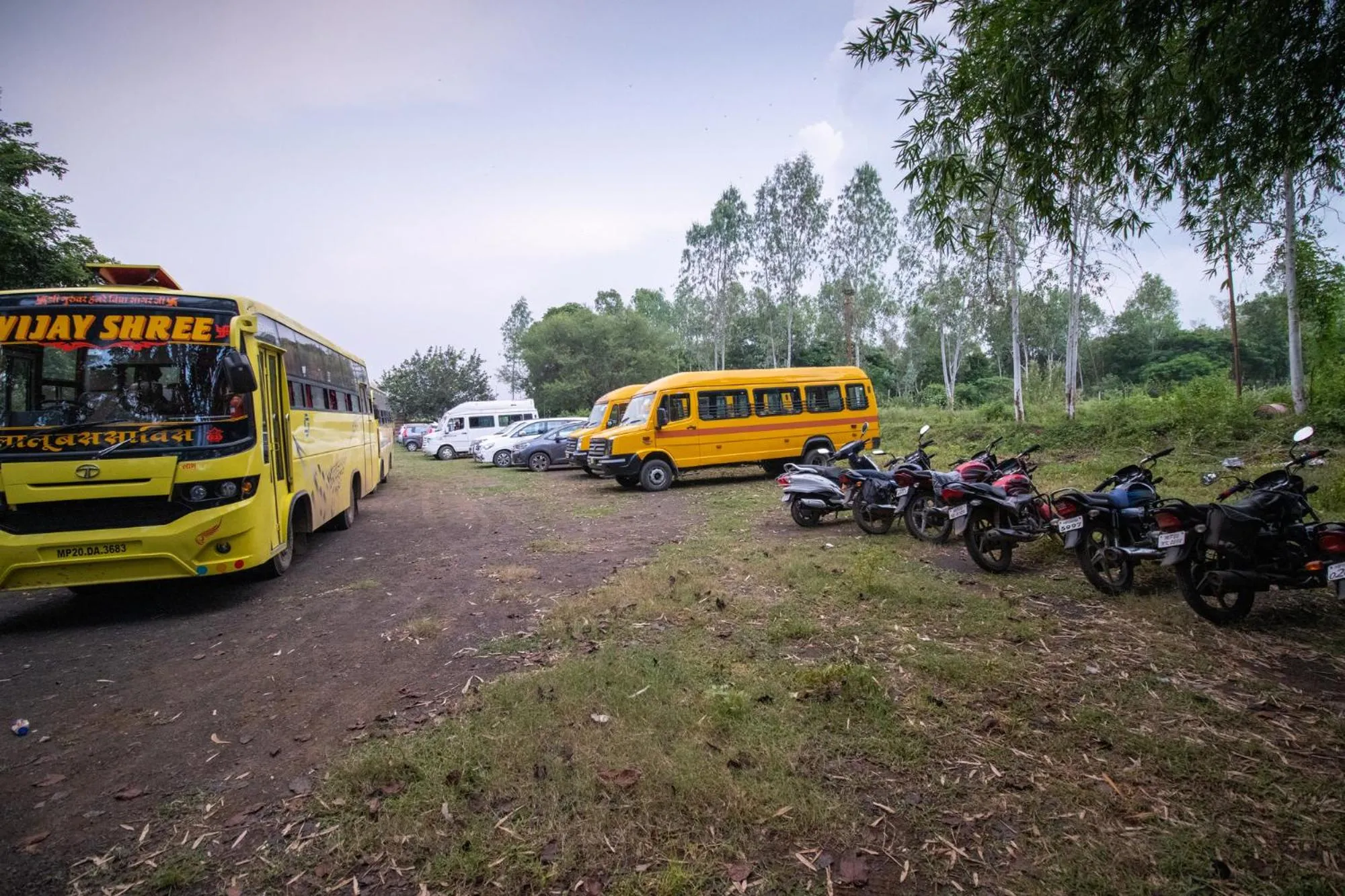 Parking in Vrindavan Gopala Resort