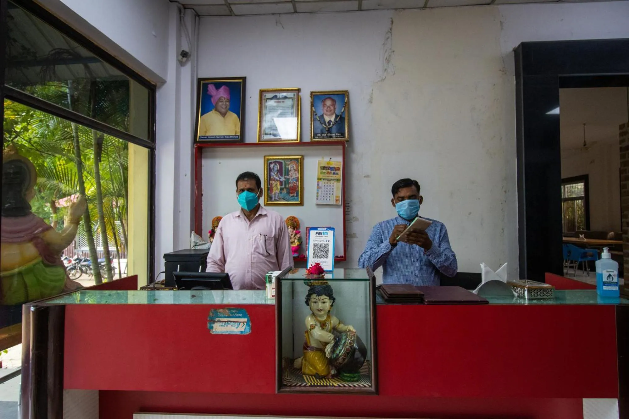 Lobby or reception in Vrindavan Gopala Resort