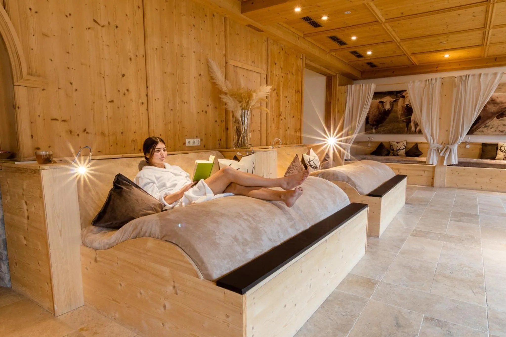 Spa and wellness centre/facilities in Monte Vita Tirol - Apartments