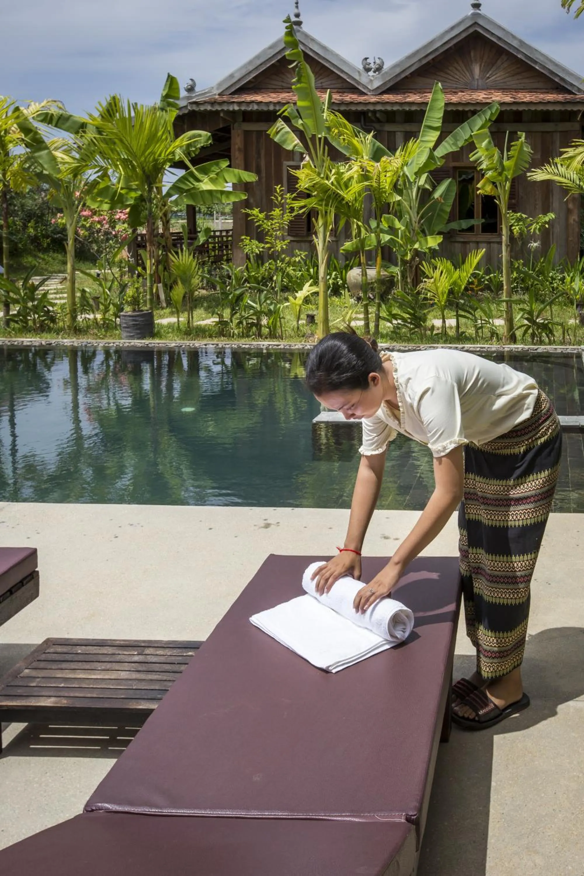 Swimming pool in Angkor Rural Boutique Resort