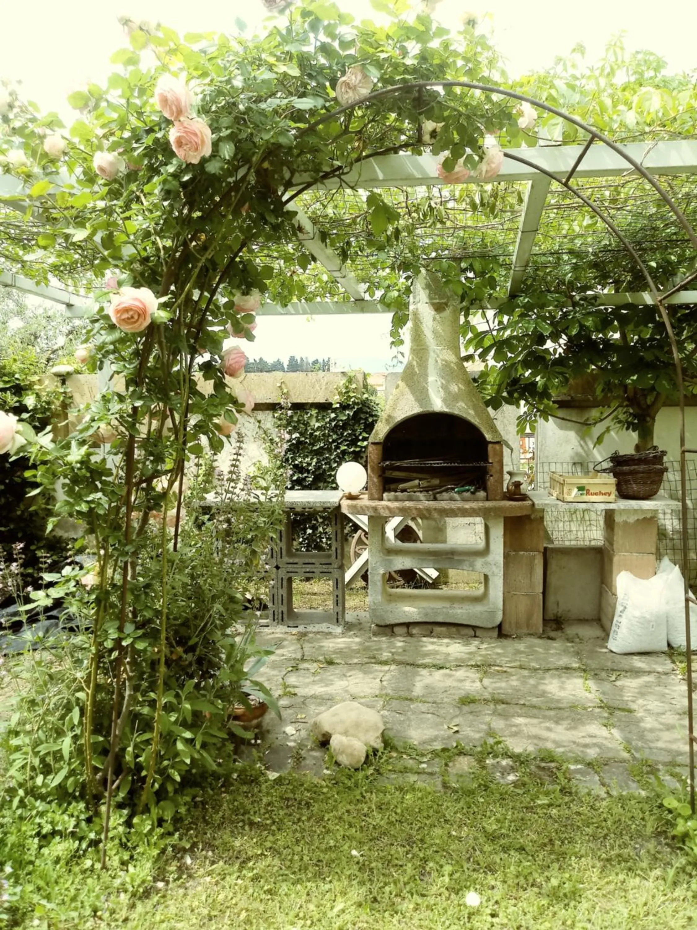 BBQ facilities in Villa Carol Appartamento e B&B