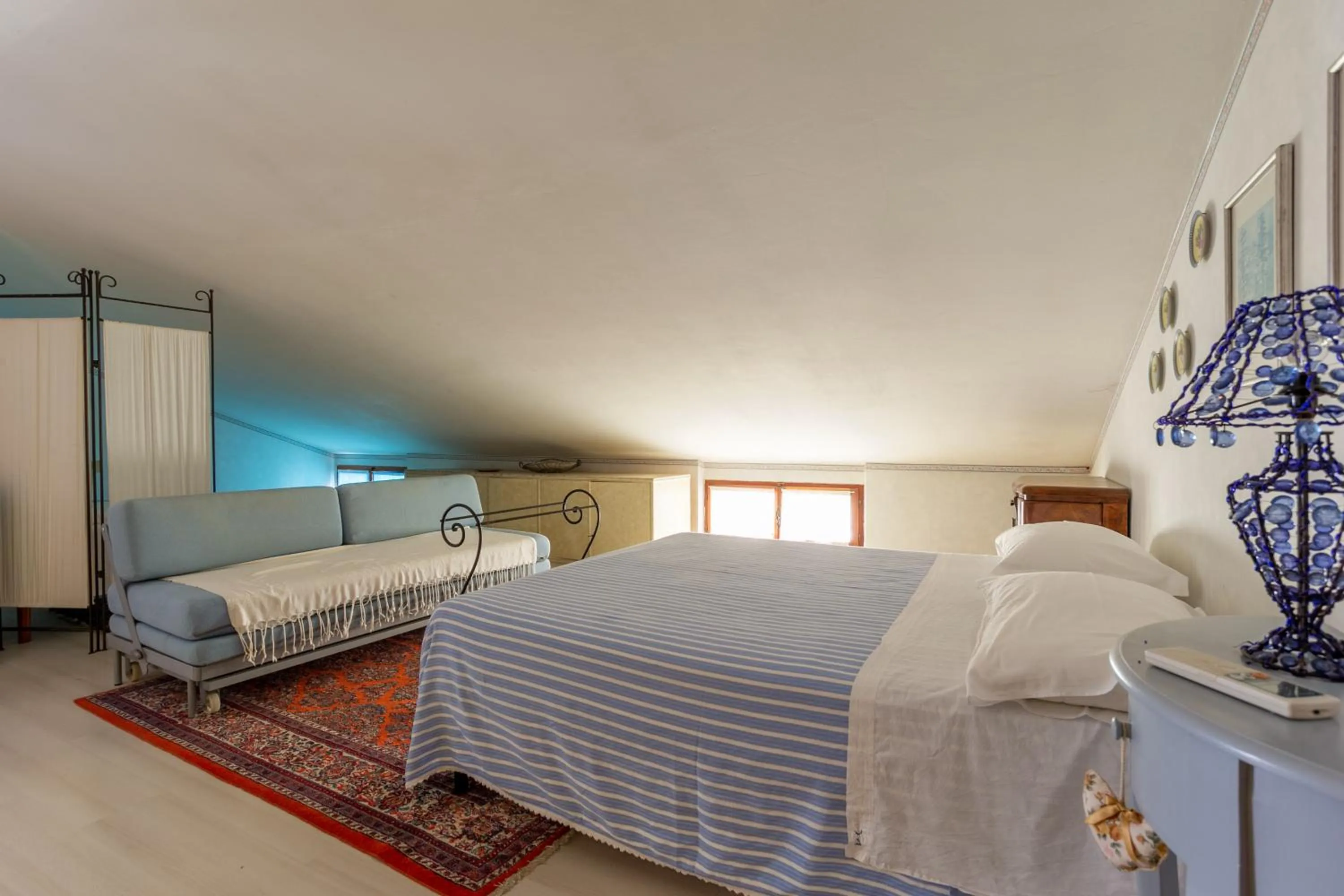 View (from property/room), Bed in Villa Carol Appartamento e B&B