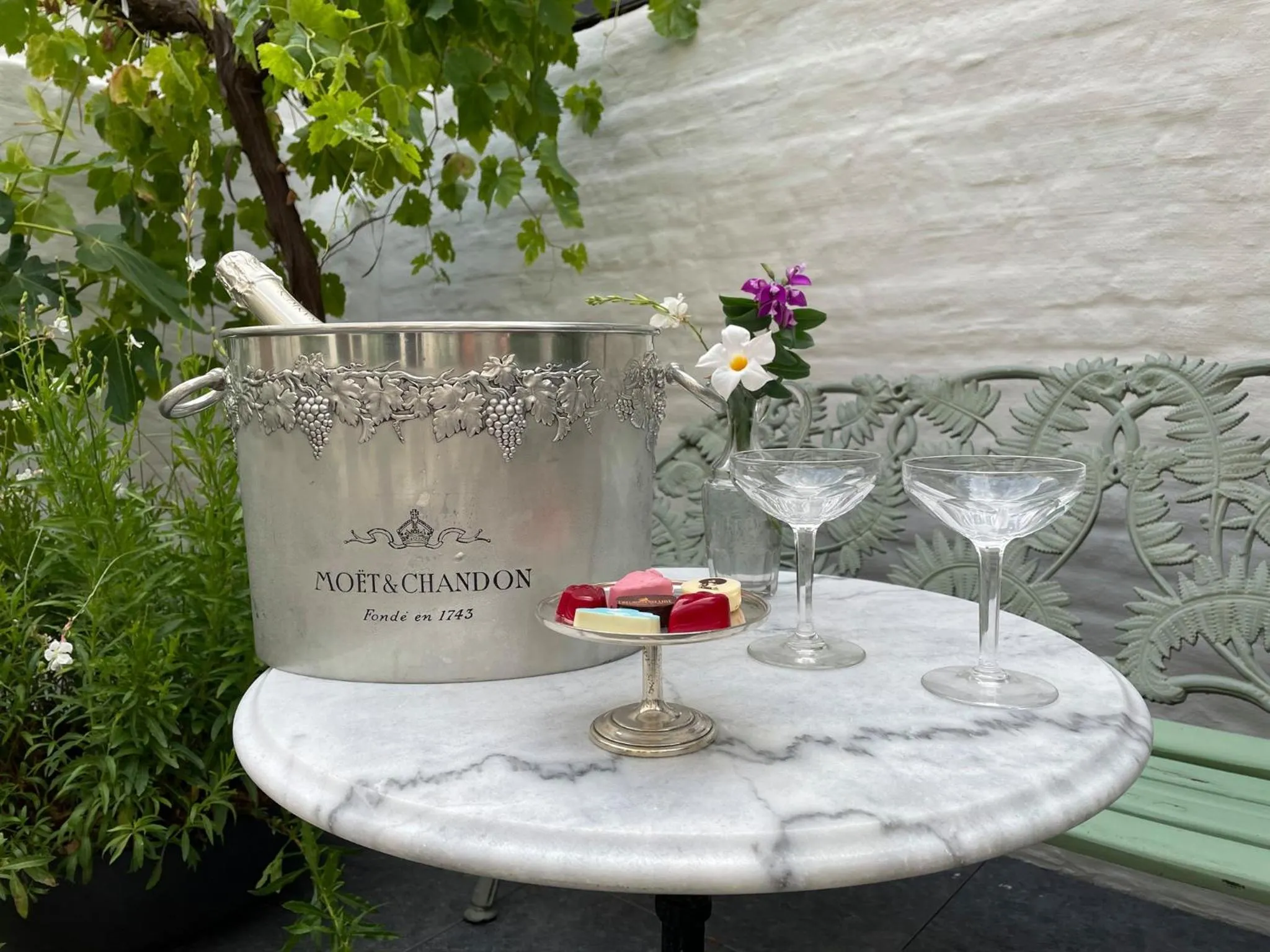 Patio in B&B l'histoire de l'éclair