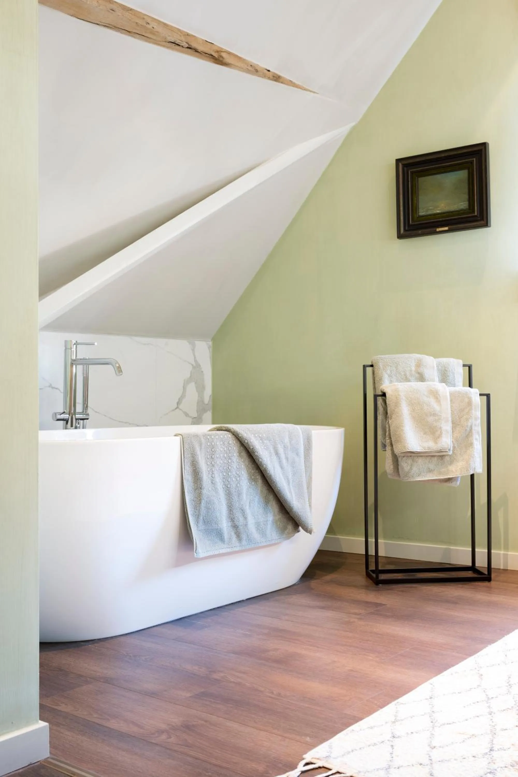 Bathroom, Bed in B&B l'histoire de l'éclair