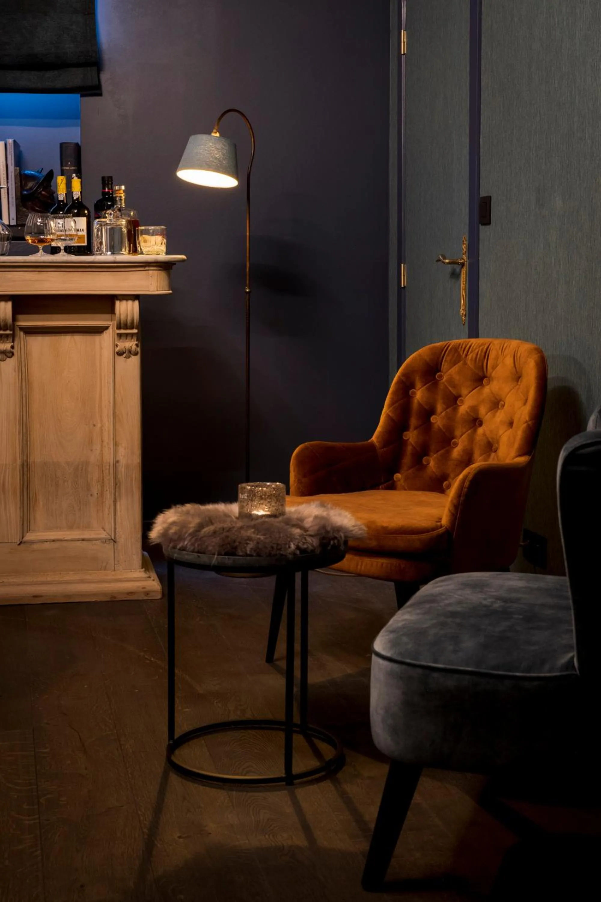 Lounge or bar in B&B l'histoire de l'éclair