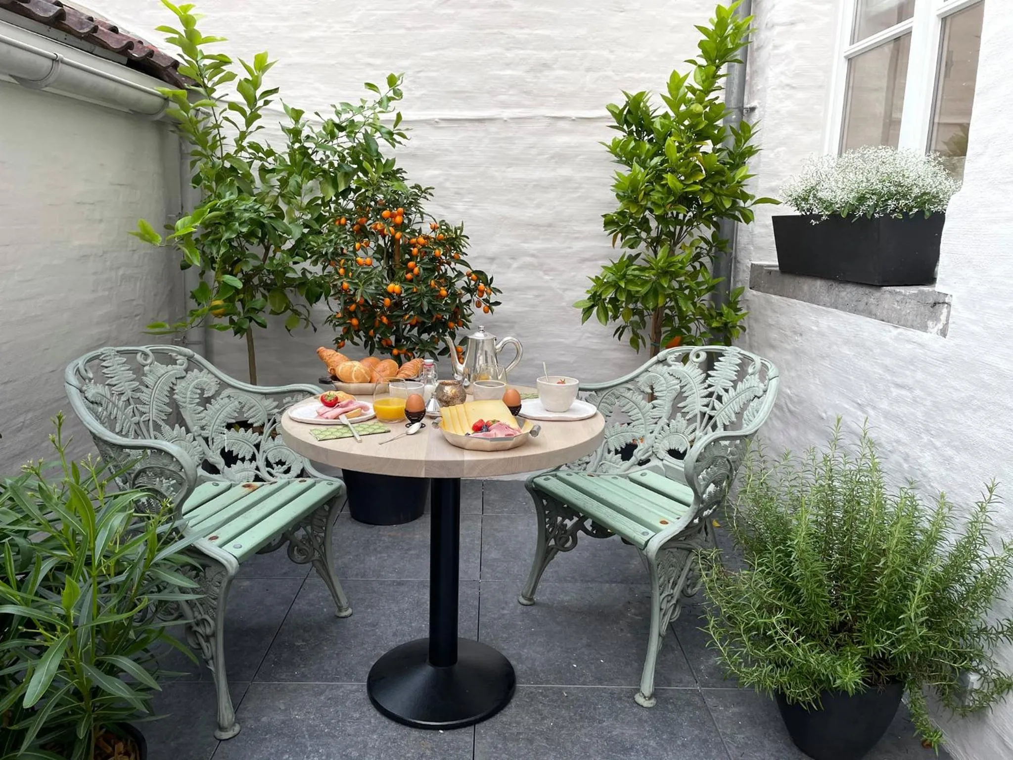 Patio in B&B l'histoire de l'éclair