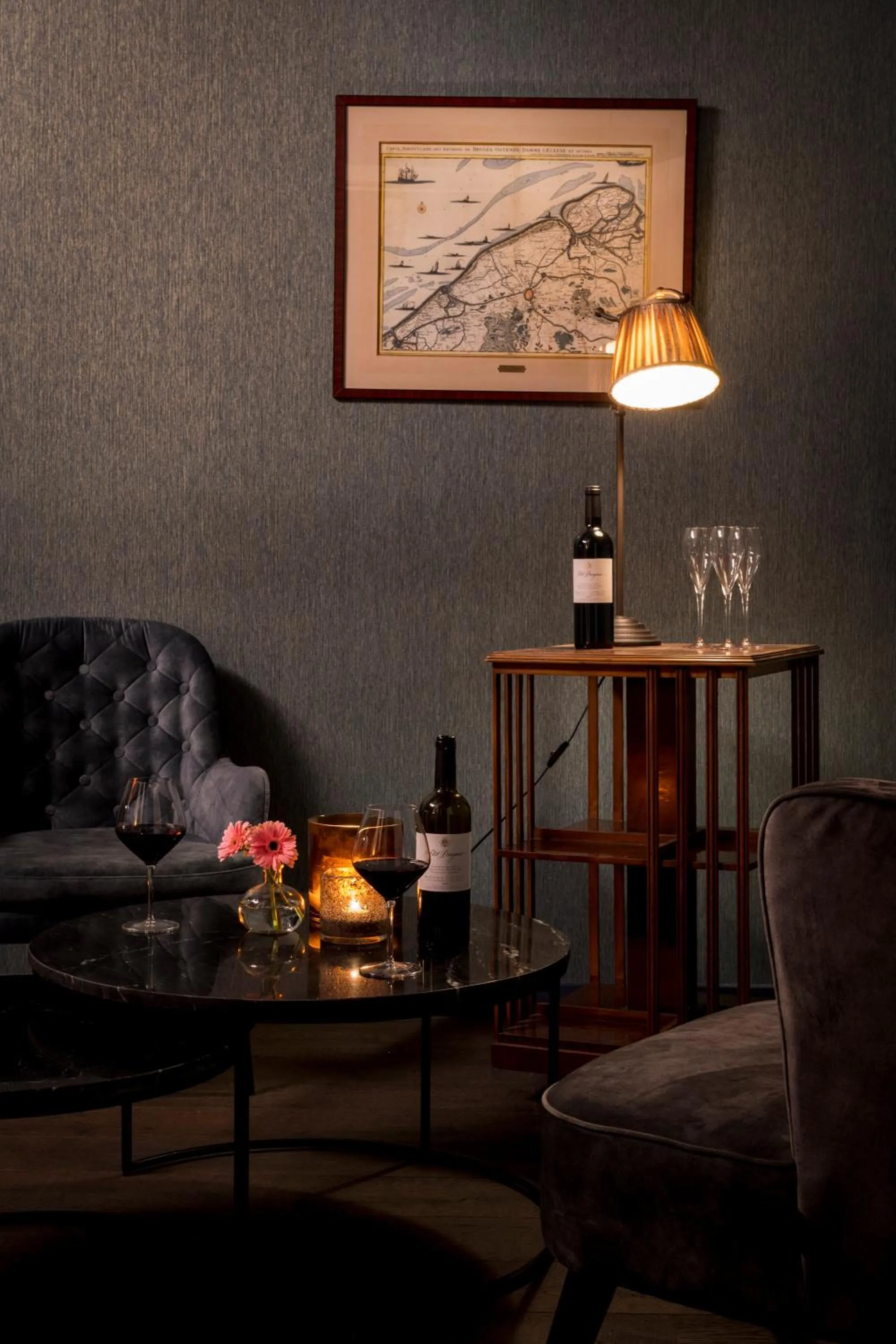 Lounge or bar in B&B l'histoire de l'éclair