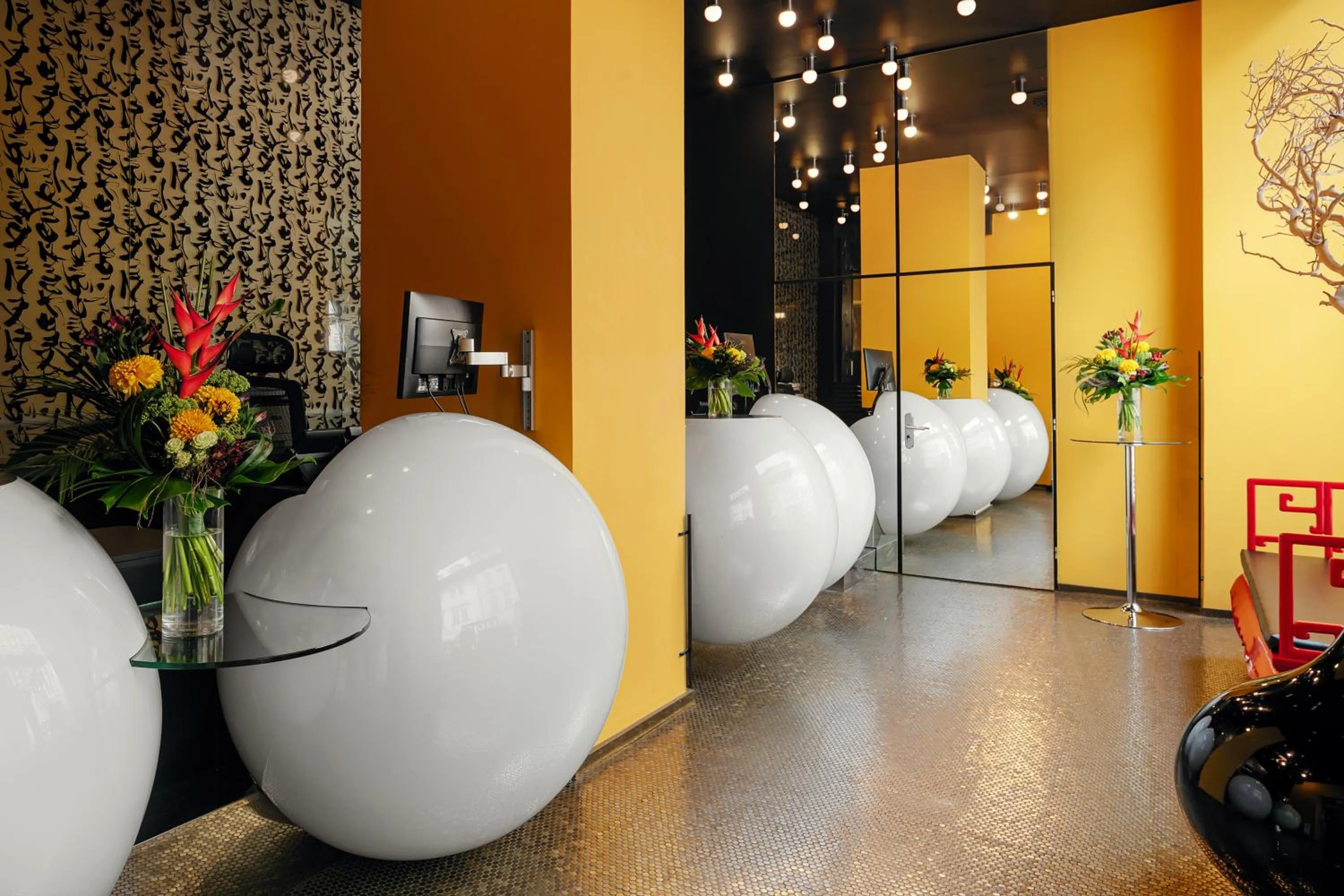 Lobby or reception in Perla Hotel