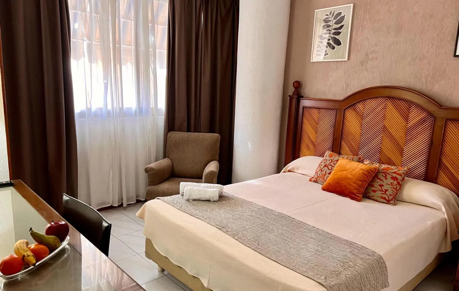 Decorative detail, Bed in Hotel Atlántico Centro